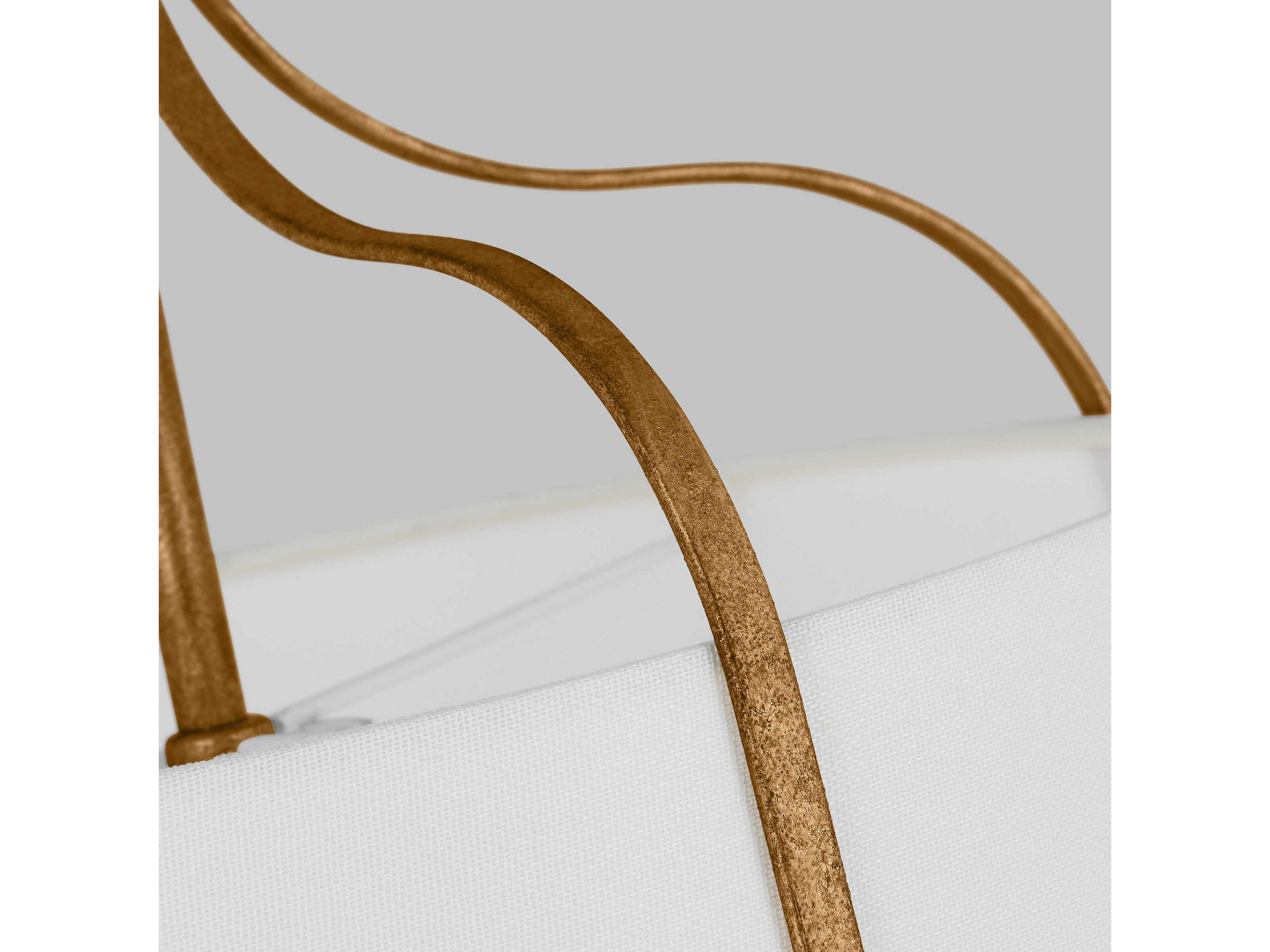 Visual Comfort Studio Leander 3-Light Antique Gild Gold Lantern Pendant