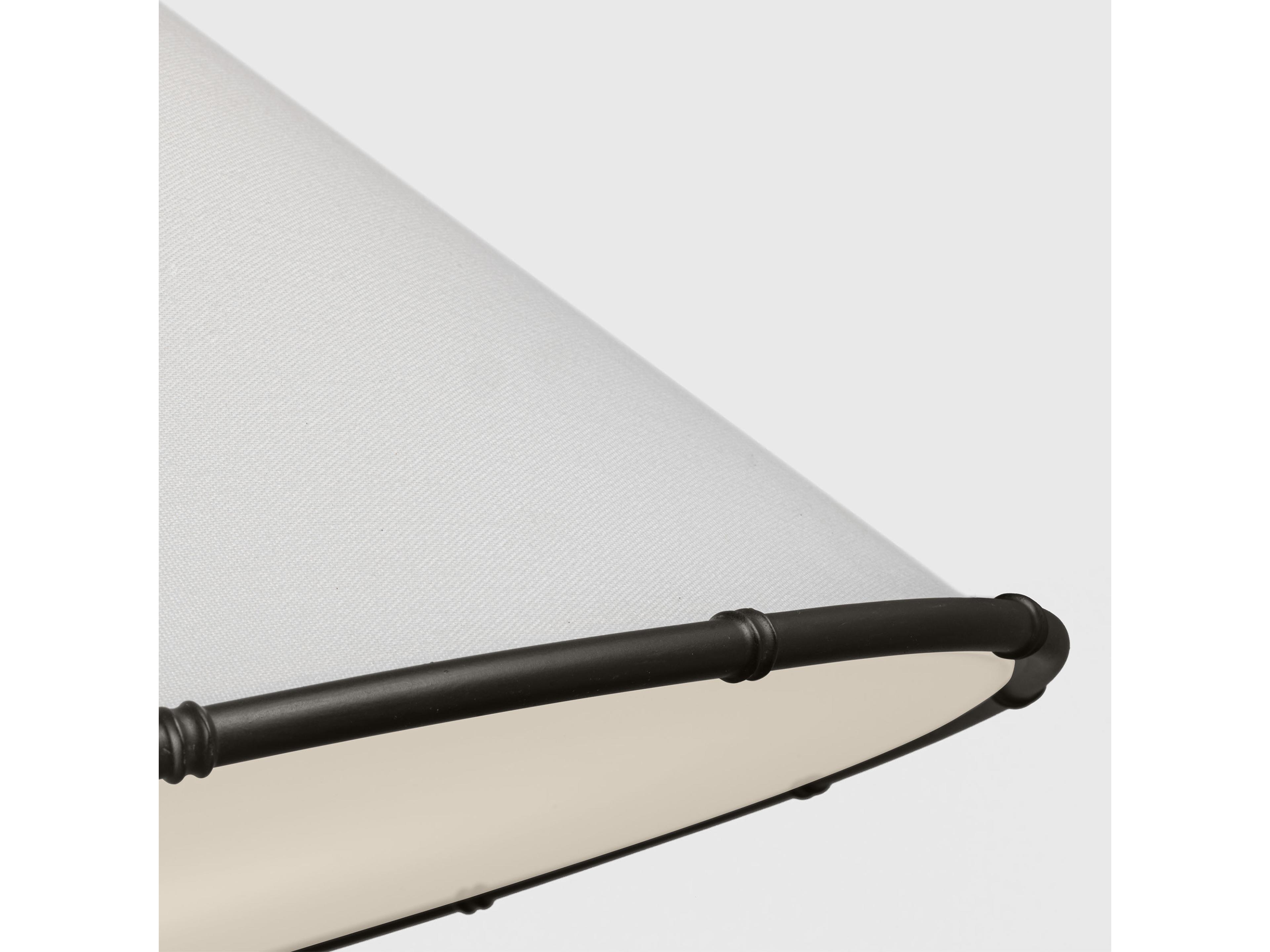 Visual Comfort Studio Aldric 2-Light Aged Iron Black Pendant