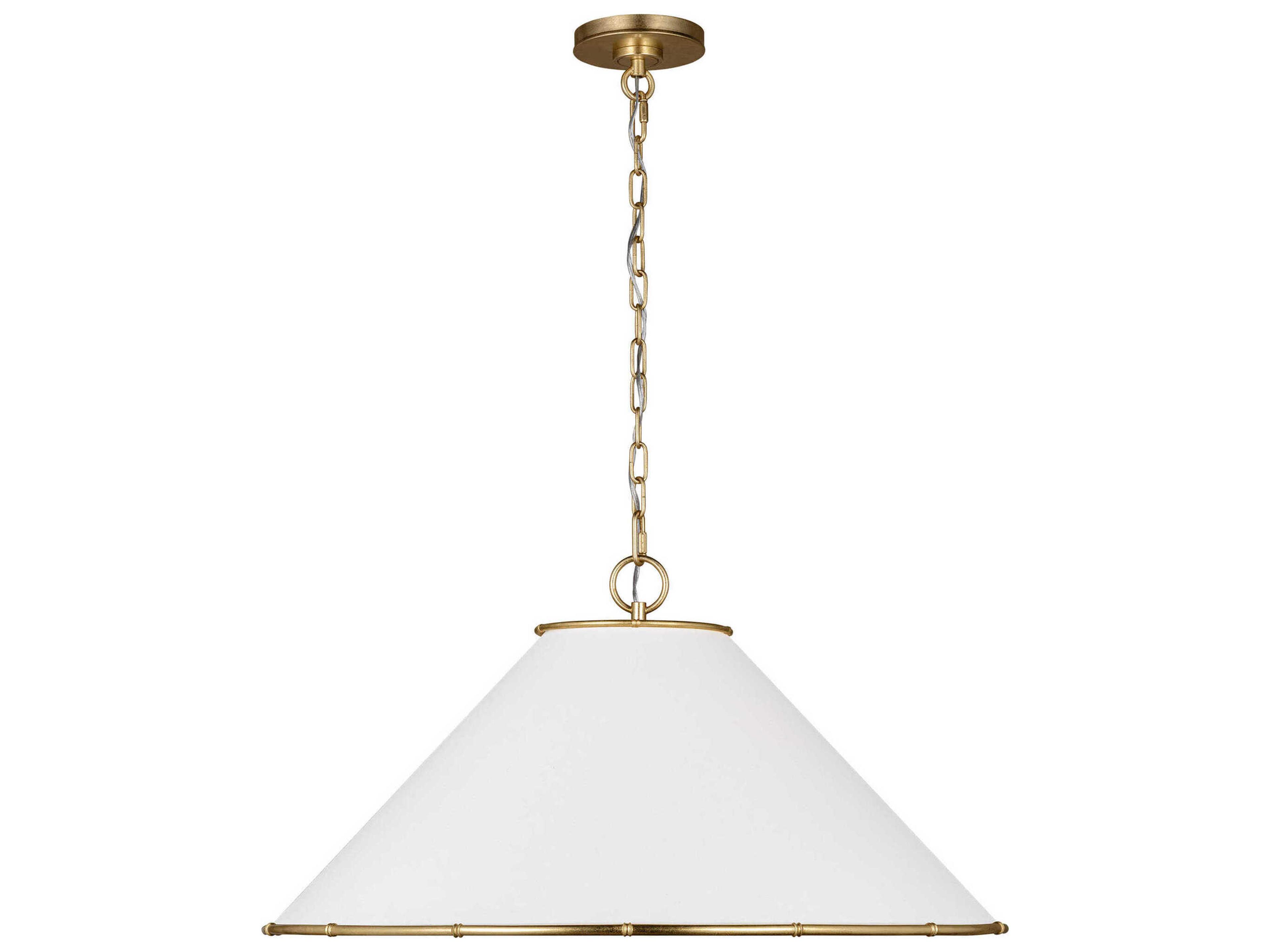 Visual Comfort Studio Aldric 3-Light Gild Gold Pendant