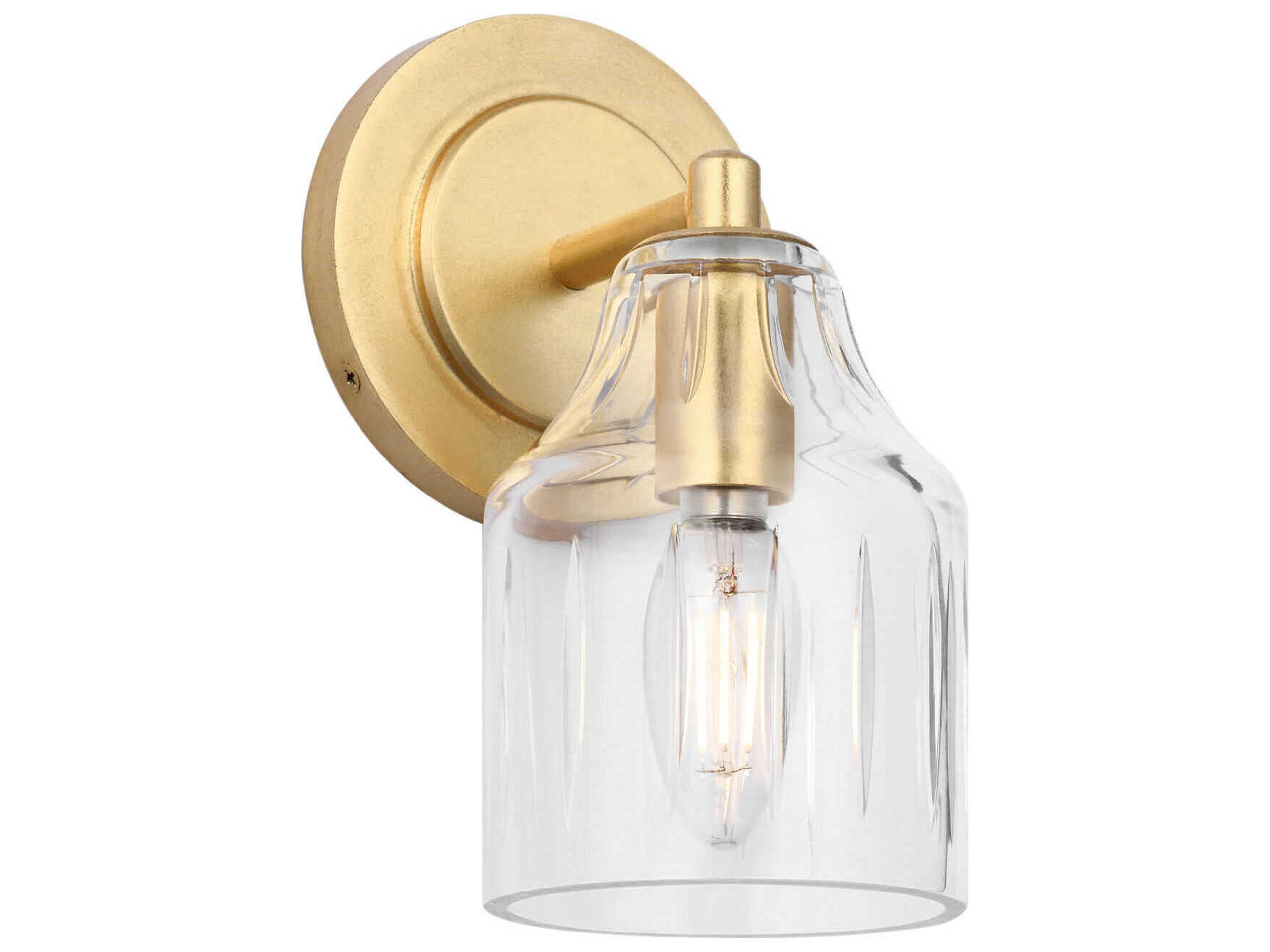 Augusta 1-Light Gild Gold Wall Sconce