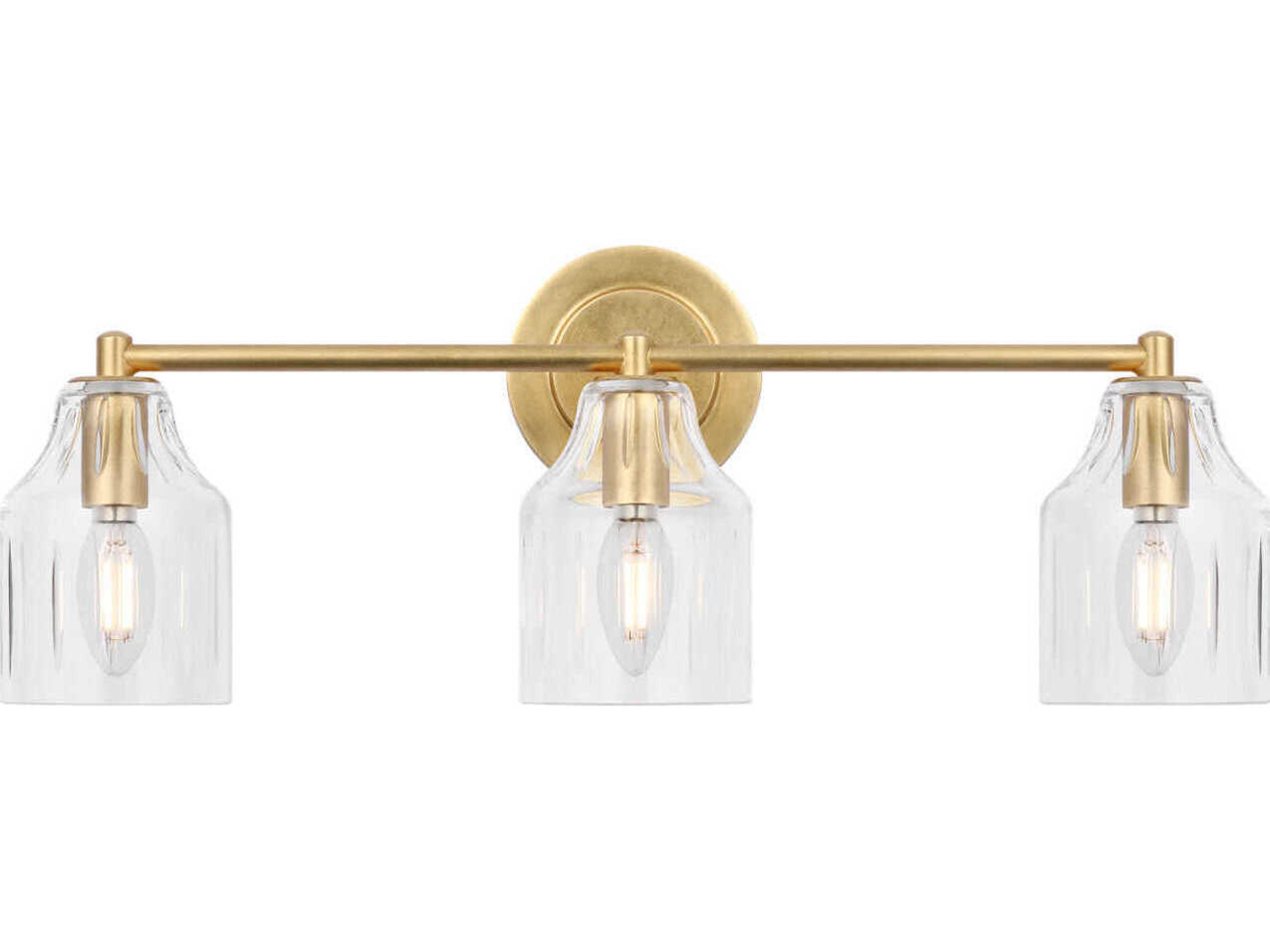 Visual Comfort Studio Augusta 3-Light Gild Gold Vanity Light