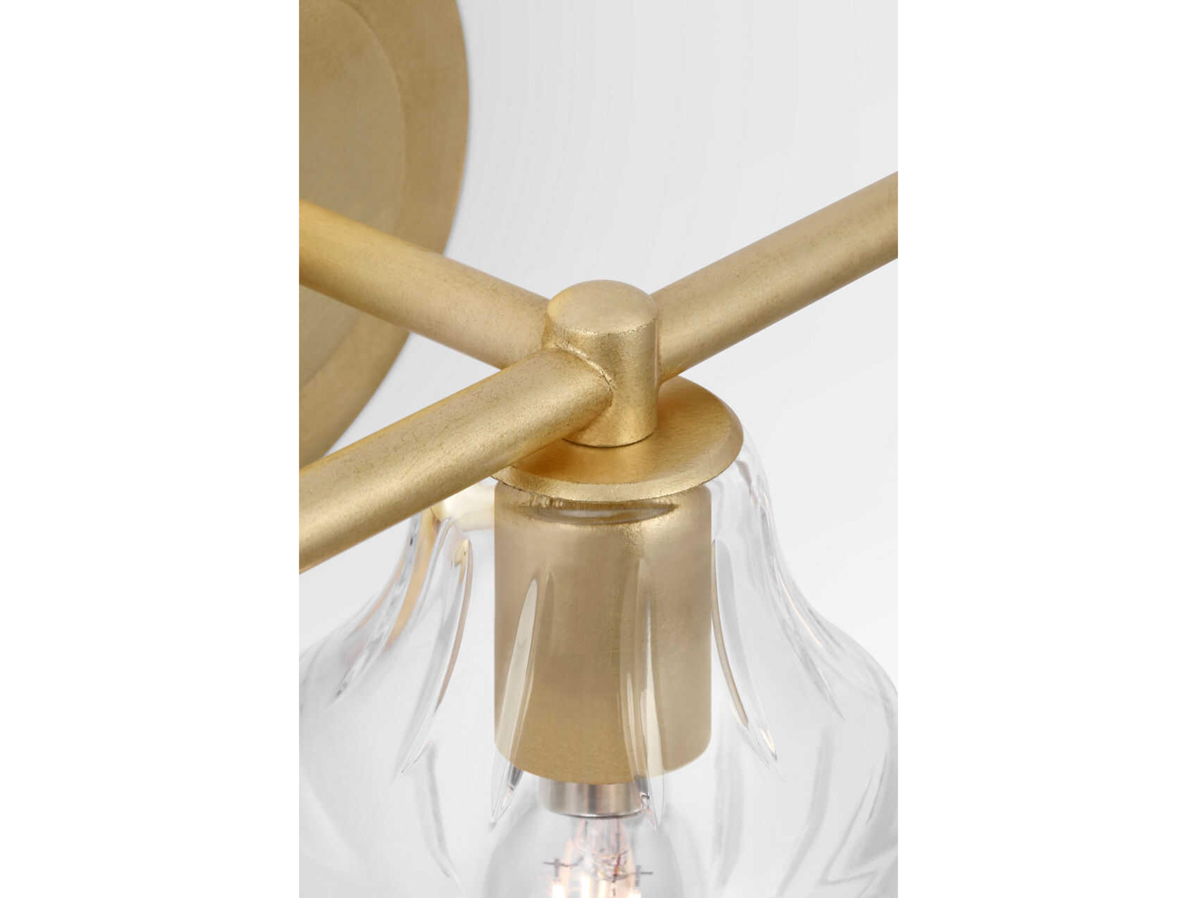 Visual Comfort Studio Augusta 3-Light Gild Gold Vanity Light