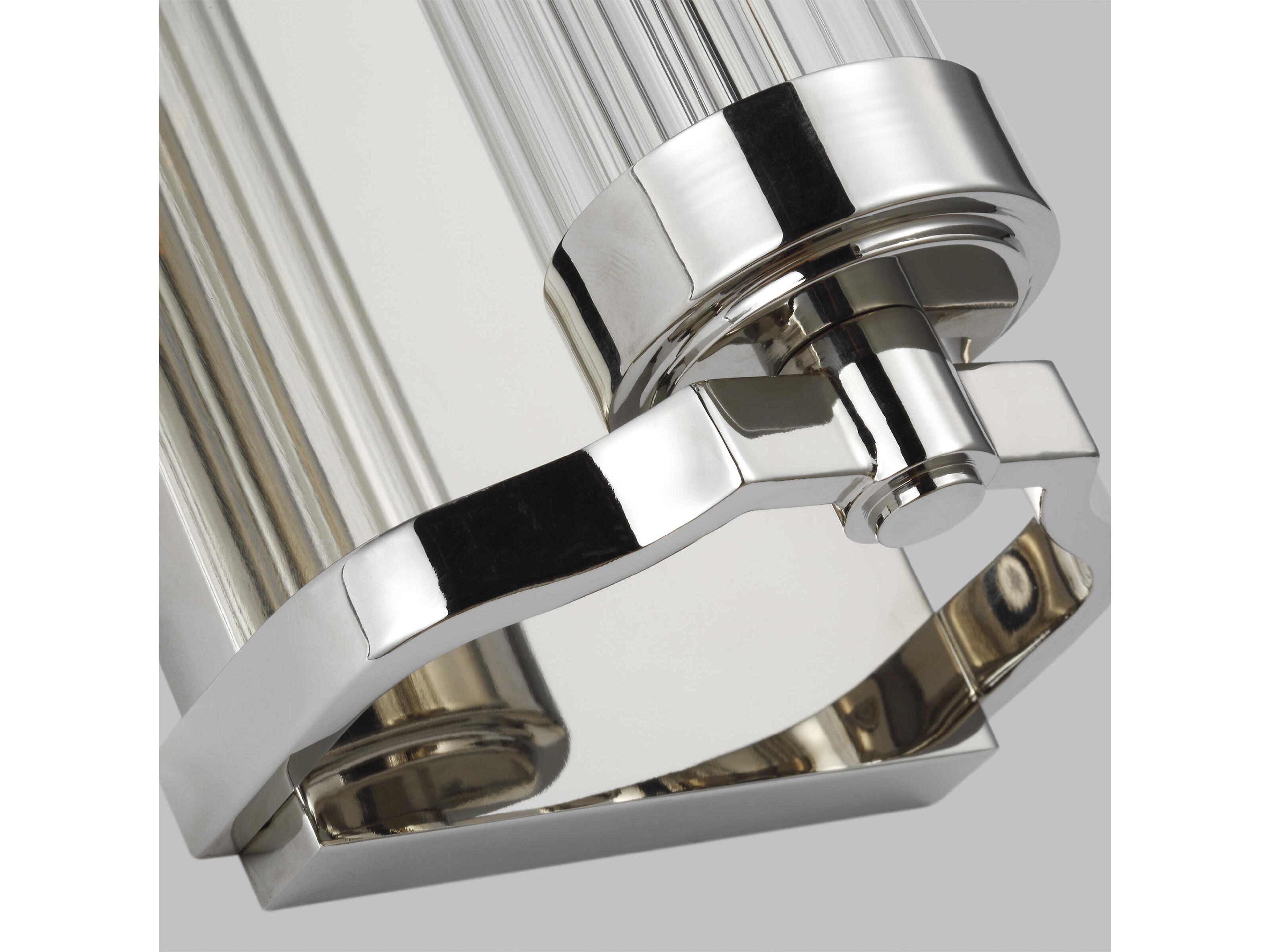 Visual Comfort Studio Demi 1-Light Polished Nickel Wall Sconce