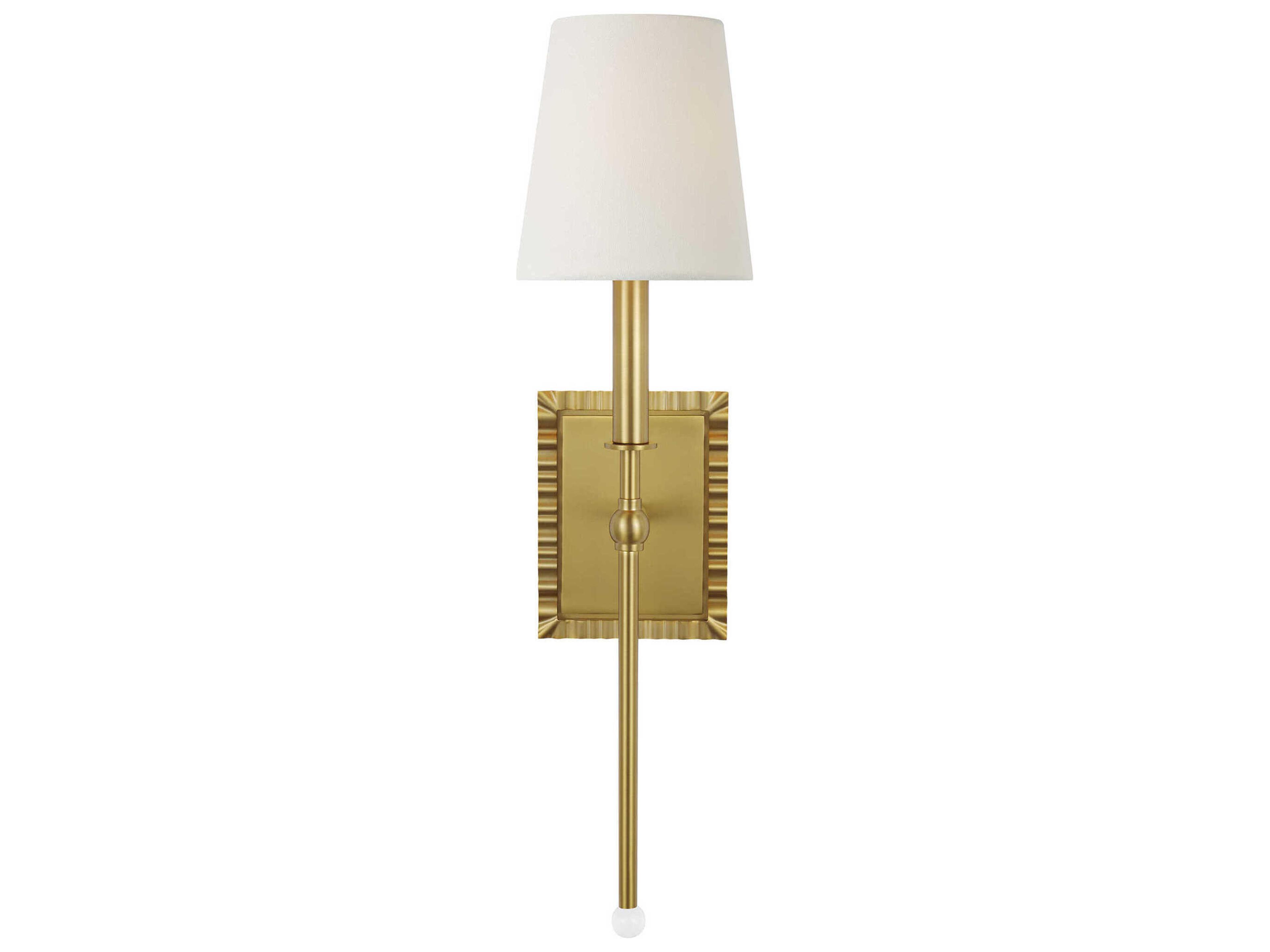 Visual Comfort Studio Baxley 1-Light Burnished Brass Wall Sconce