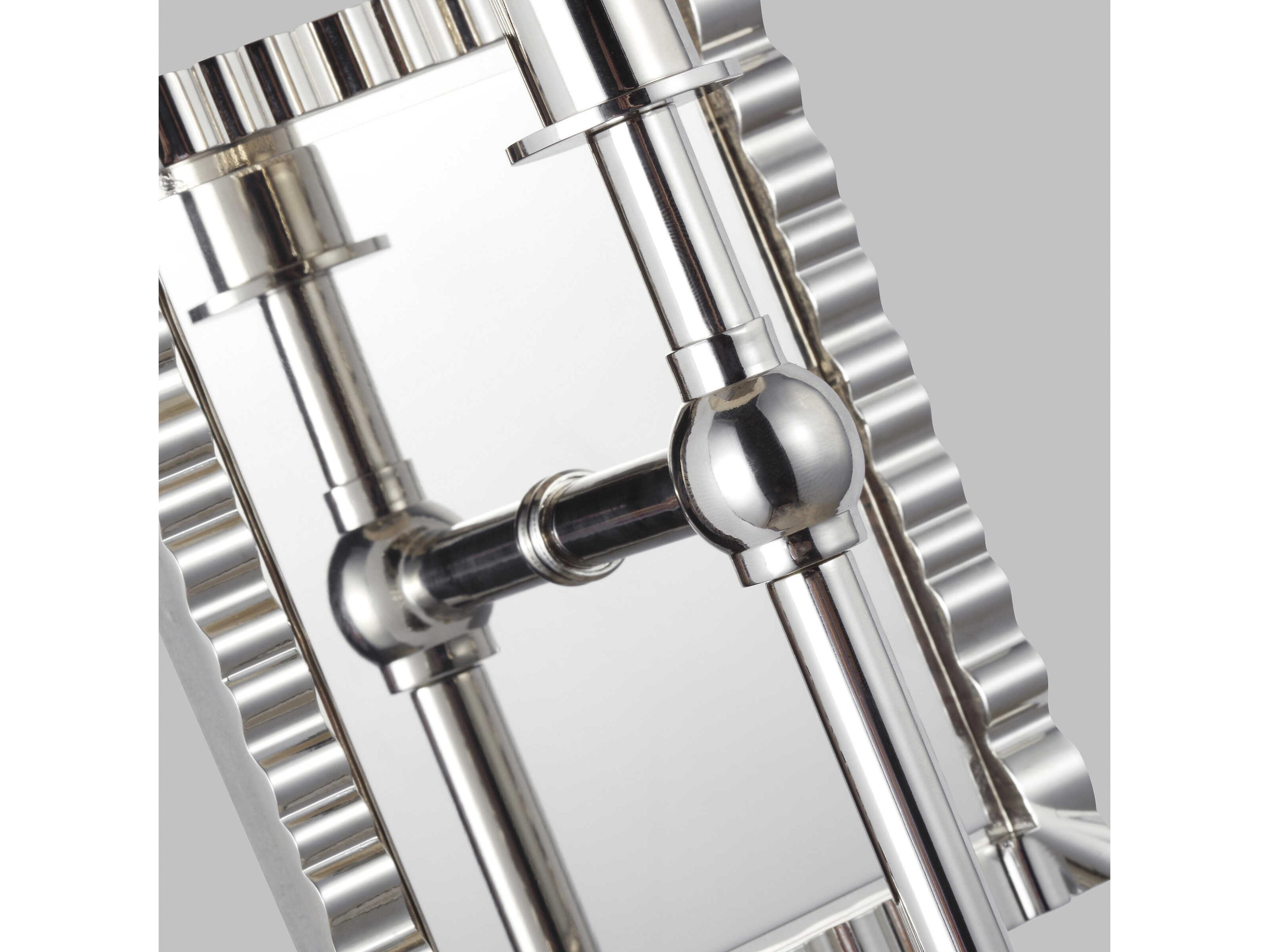 Visual Comfort Studio Baxley 1-Light Polished Nickel Wall Sconce