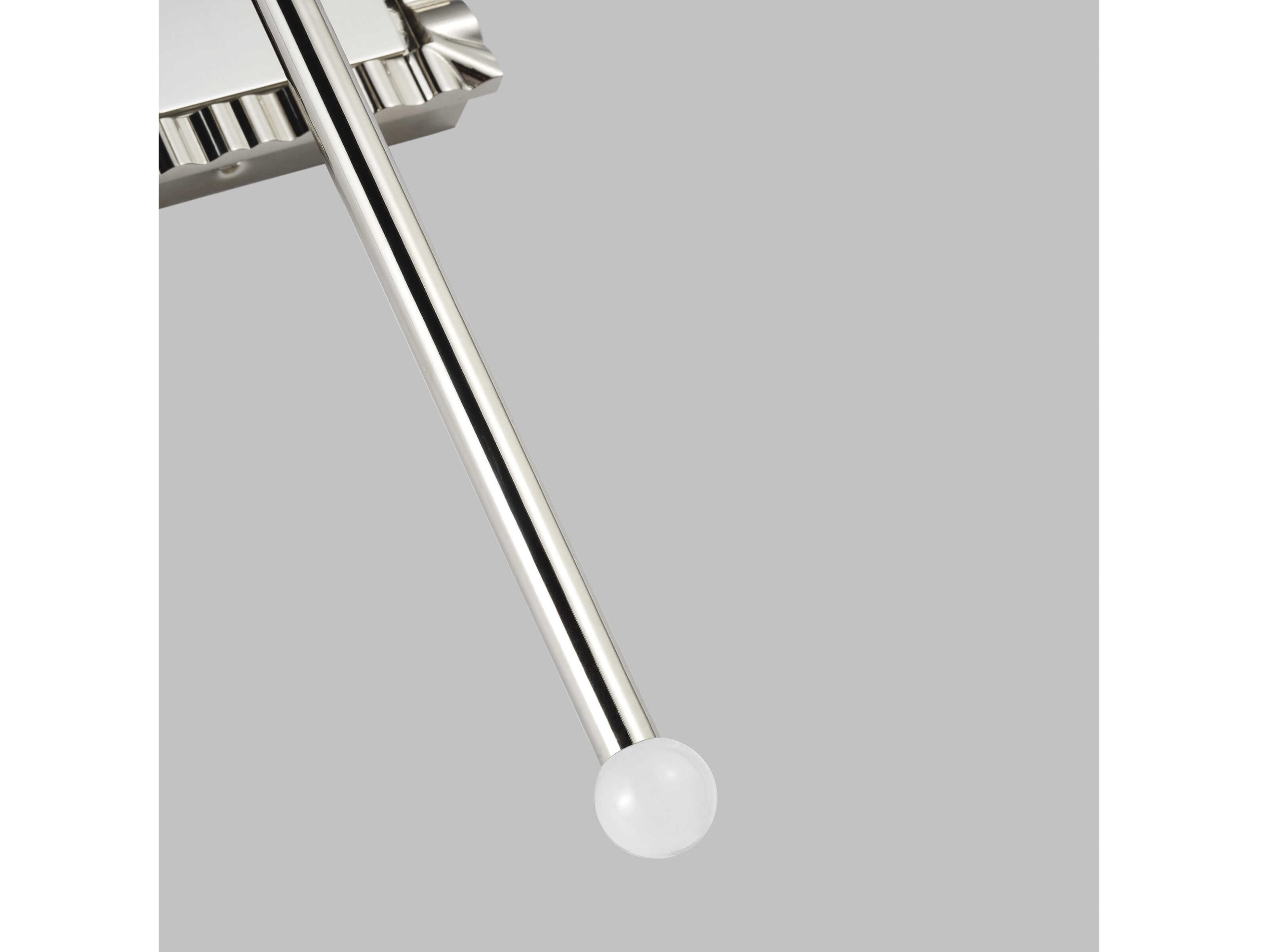 Visual Comfort Studio Baxley 1-Light Polished Nickel Wall Sconce