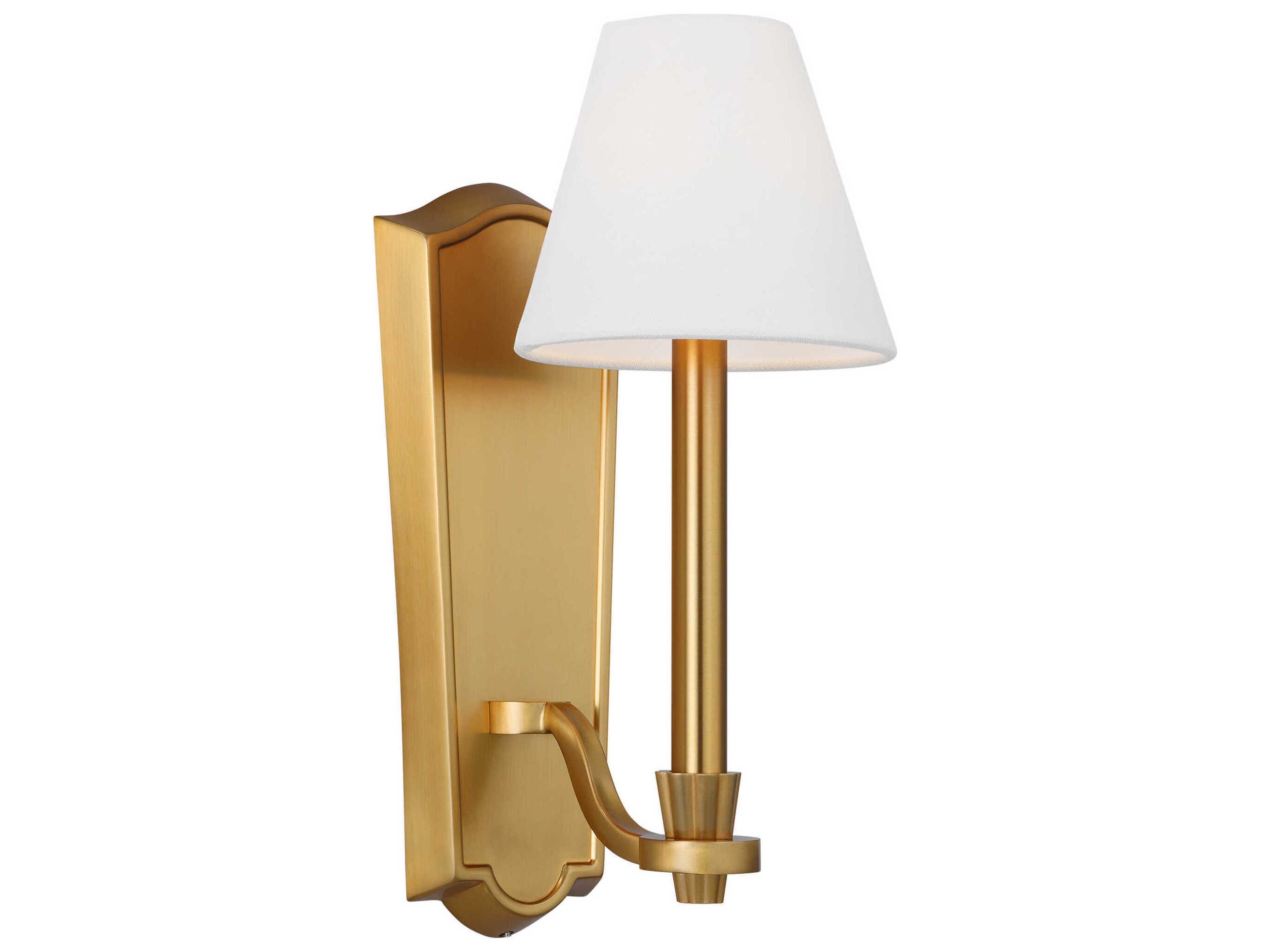 Visual Comfort Studio Paisley 1-Light Burnished Brass Wall Sconce