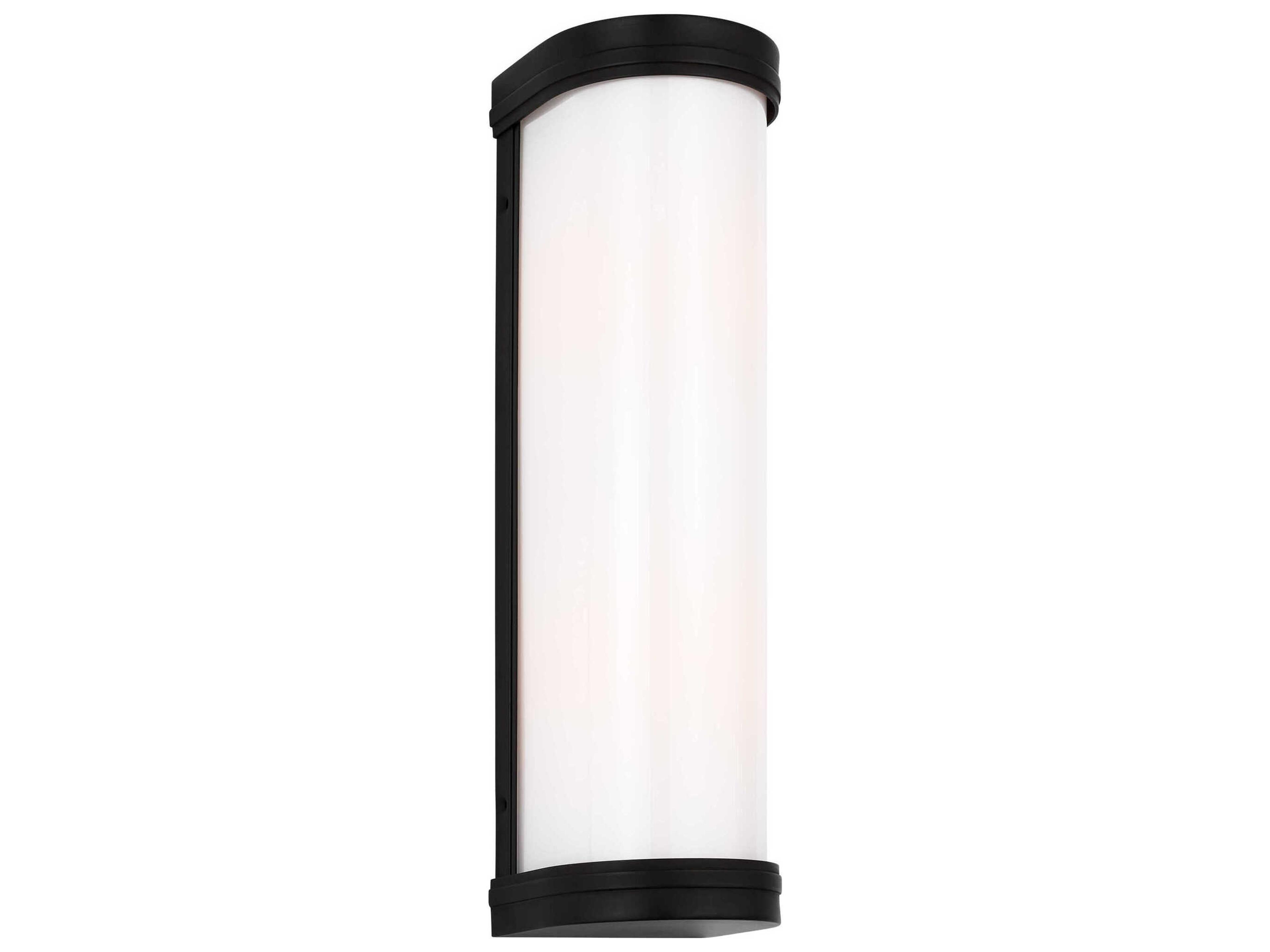 Ifran 2 Light Vanity Light Aged Iron Etched Opal Glass