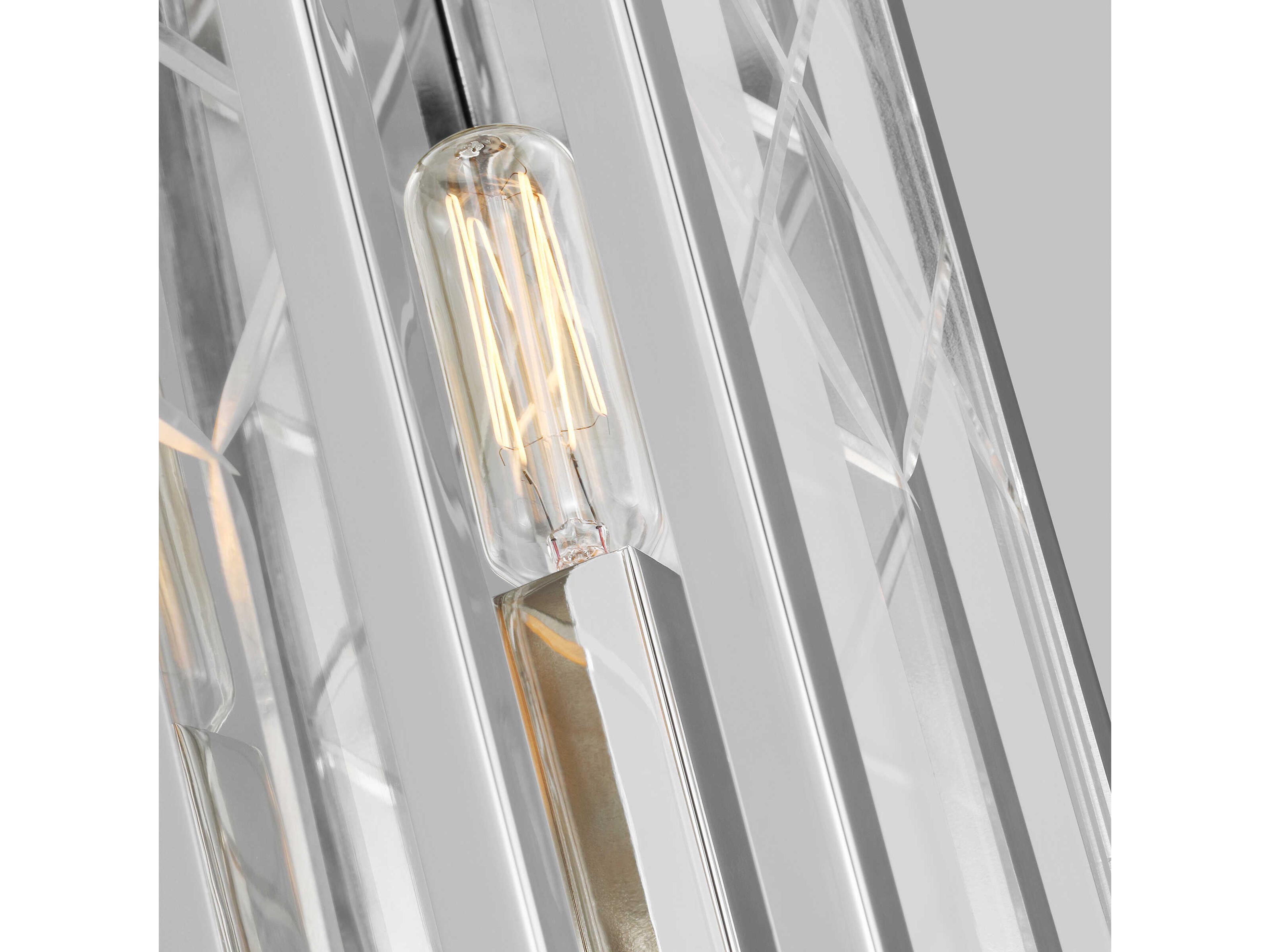 Visual Comfort Studio Erro 1-Light Polished Nickel Wall Sconce