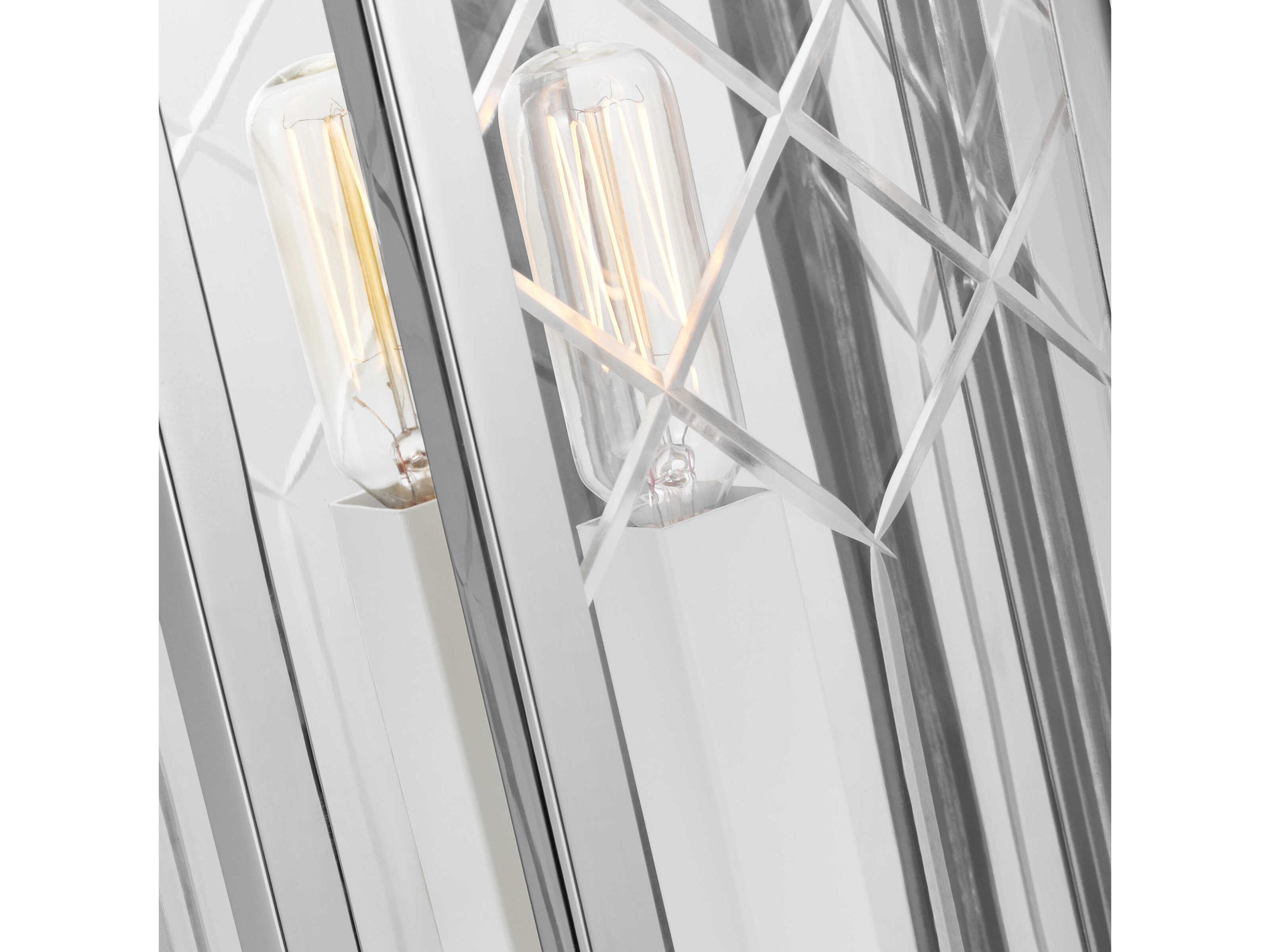 Visual Comfort Studio Erro 1-Light Polished Nickel Wall Sconce