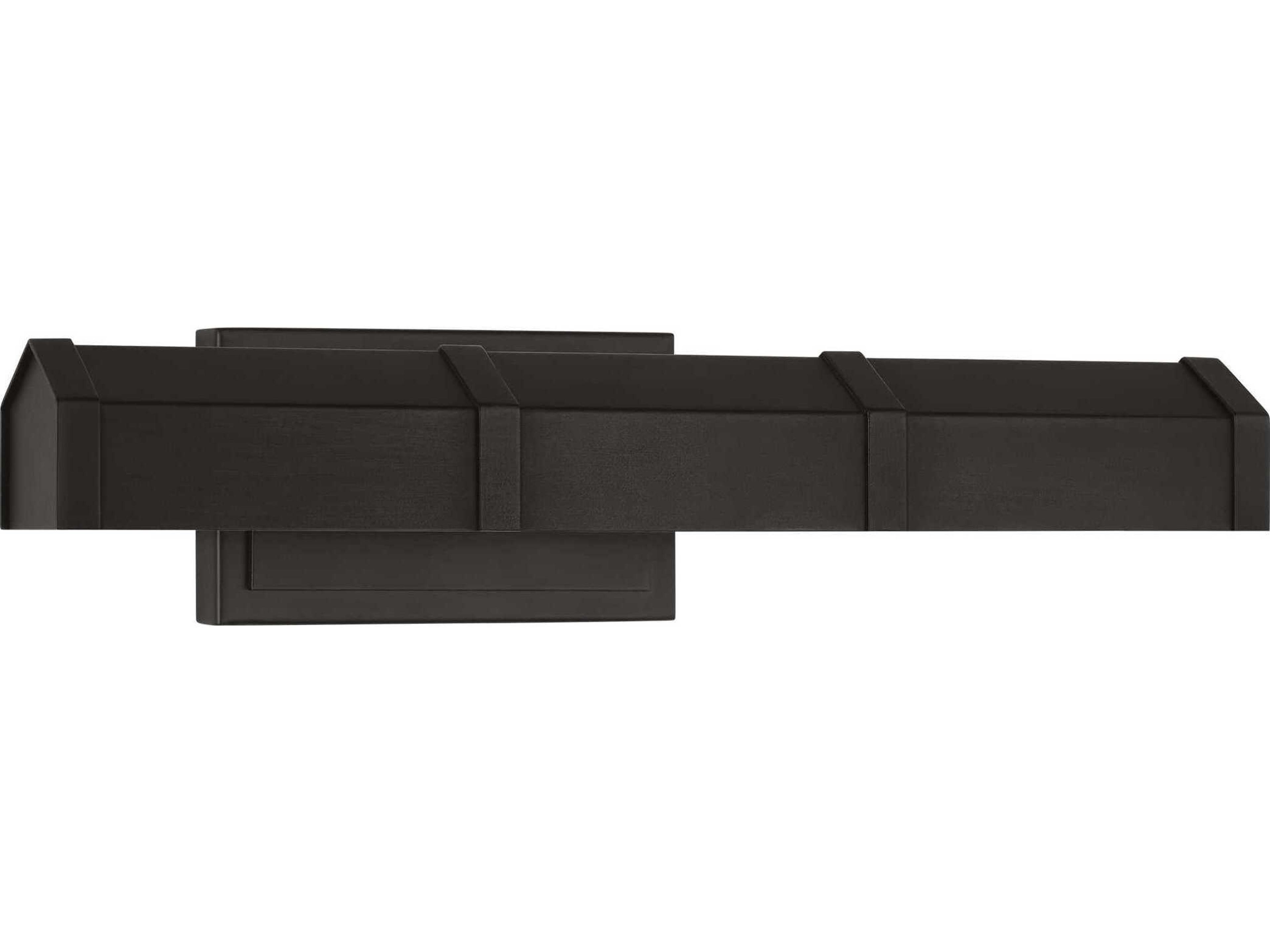 Visual Comfort Studio Granby 1-Light Aged Iron Black Picture Light