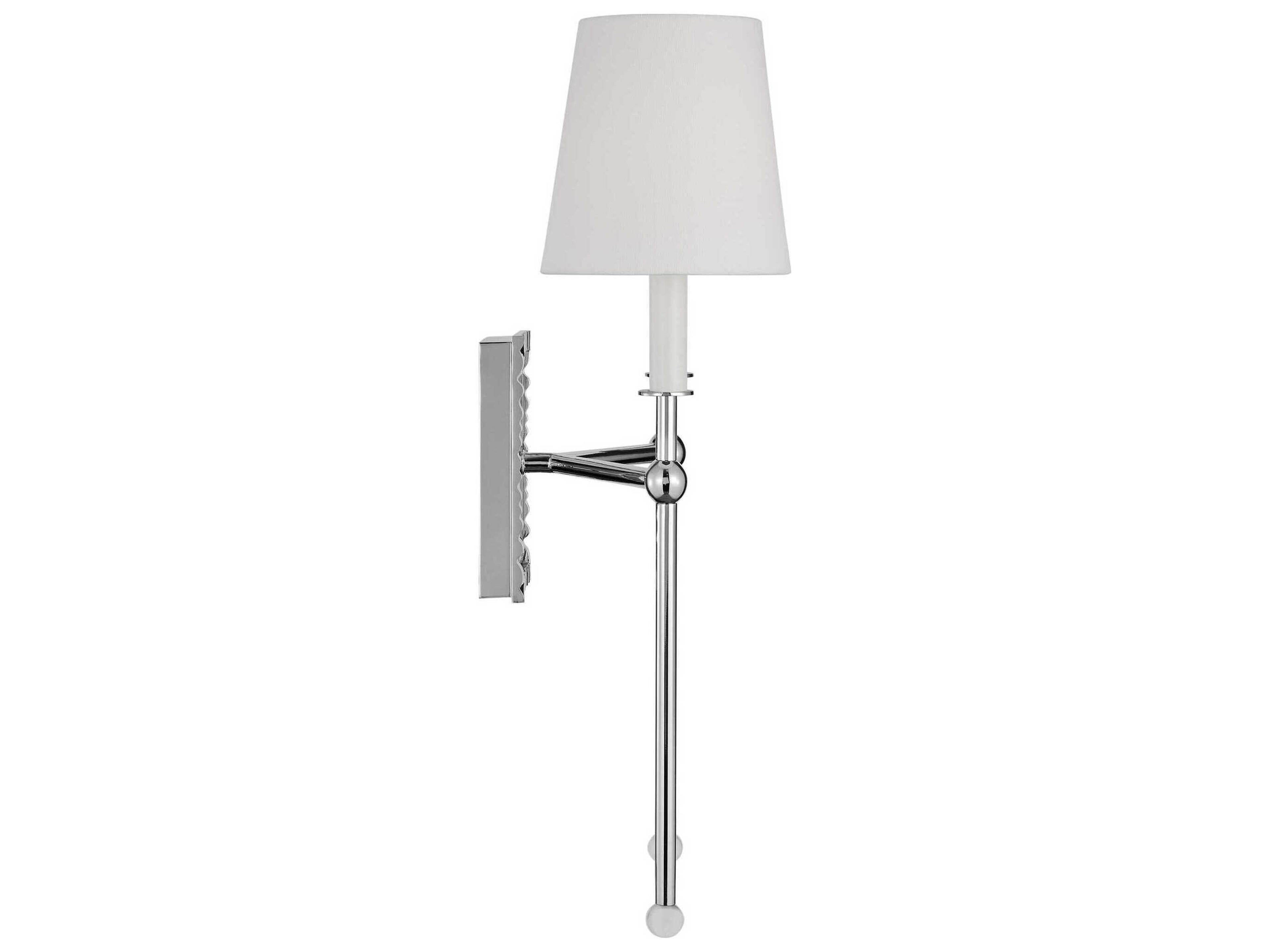 Visual Comfort Studio Baxley 2-Light Polished Nickel Wall Sconce