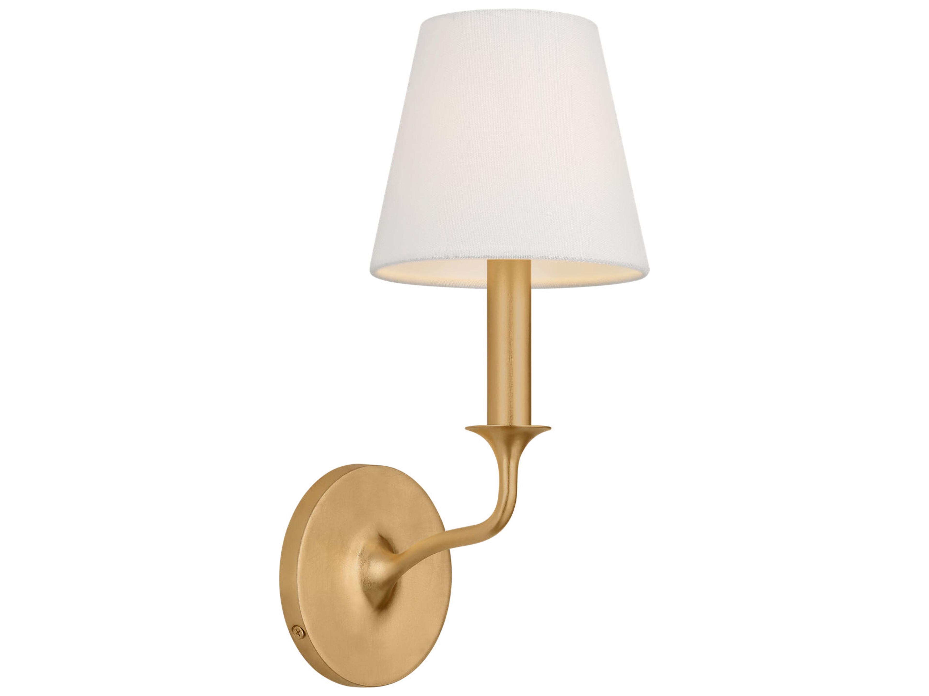 Chatsworth 1-Light Gild Gold Wall Sconce