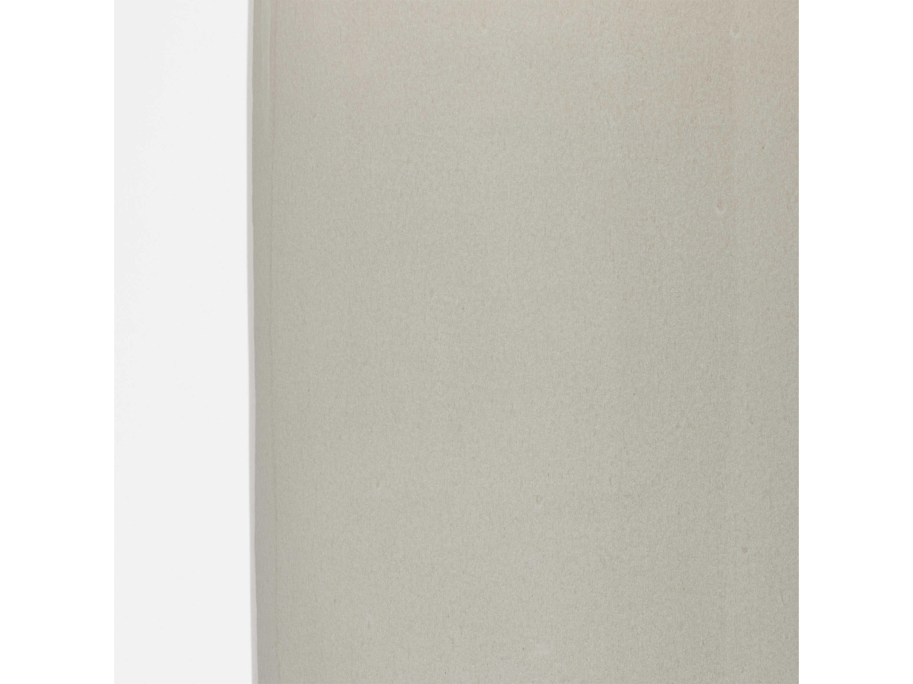 Visual Comfort Studio Shanghai Shellish Grey White Linen Fabric Buffet Lamp