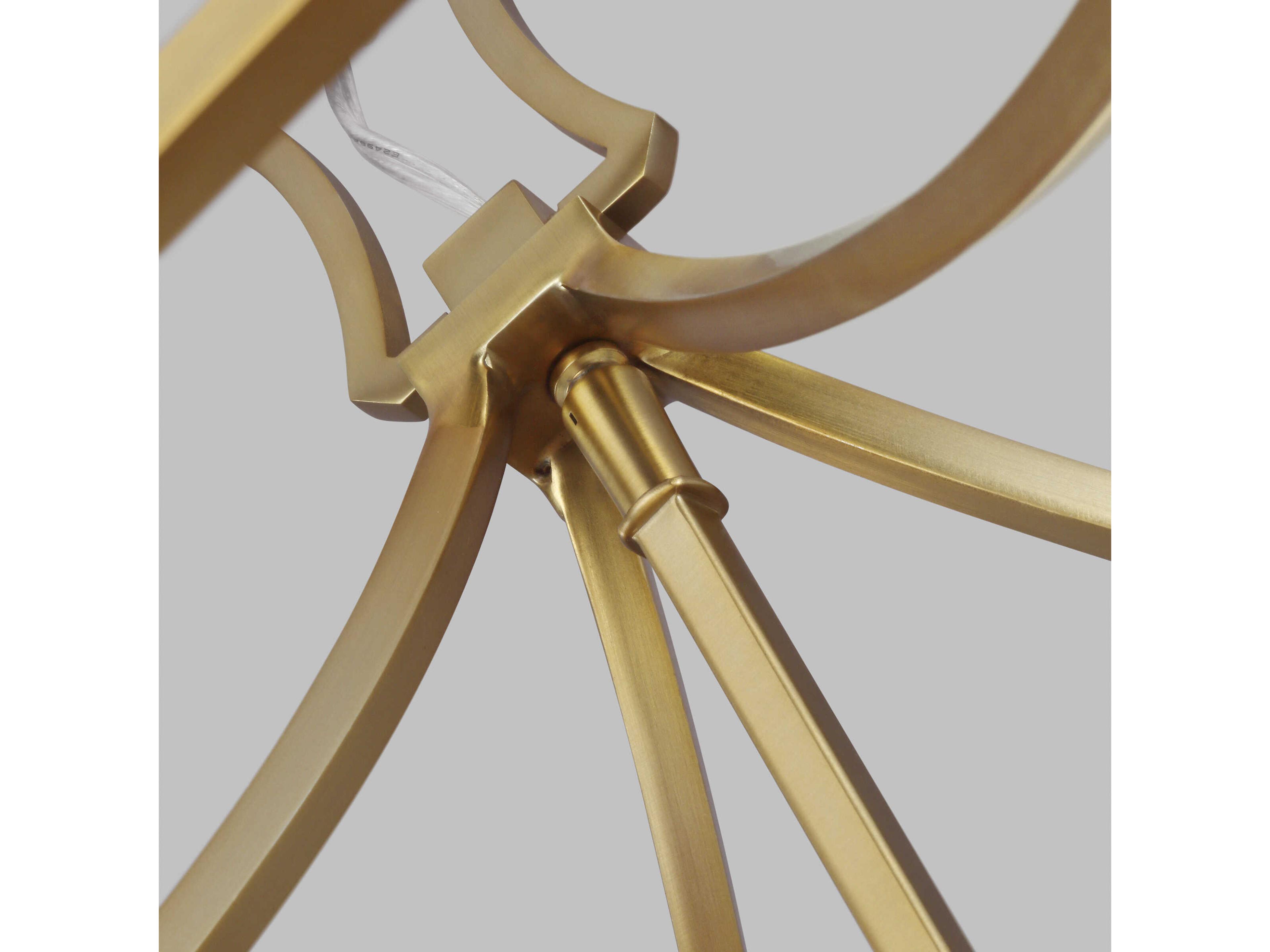 Visual Comfort Studio Southold 3-Light Burnished Brass Lantern Chandelier