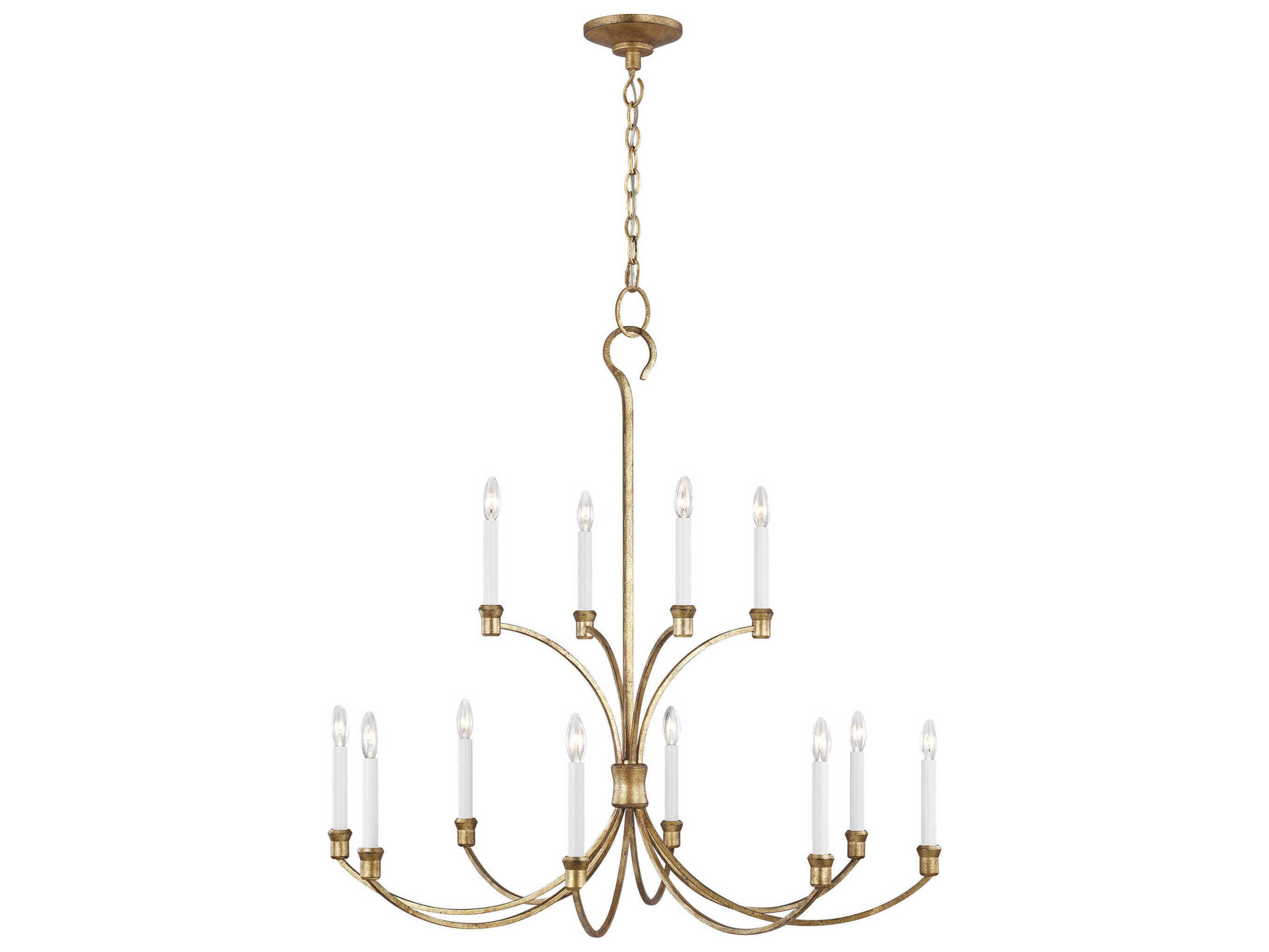 Chandelier Westerly Antique Gild 12-Light