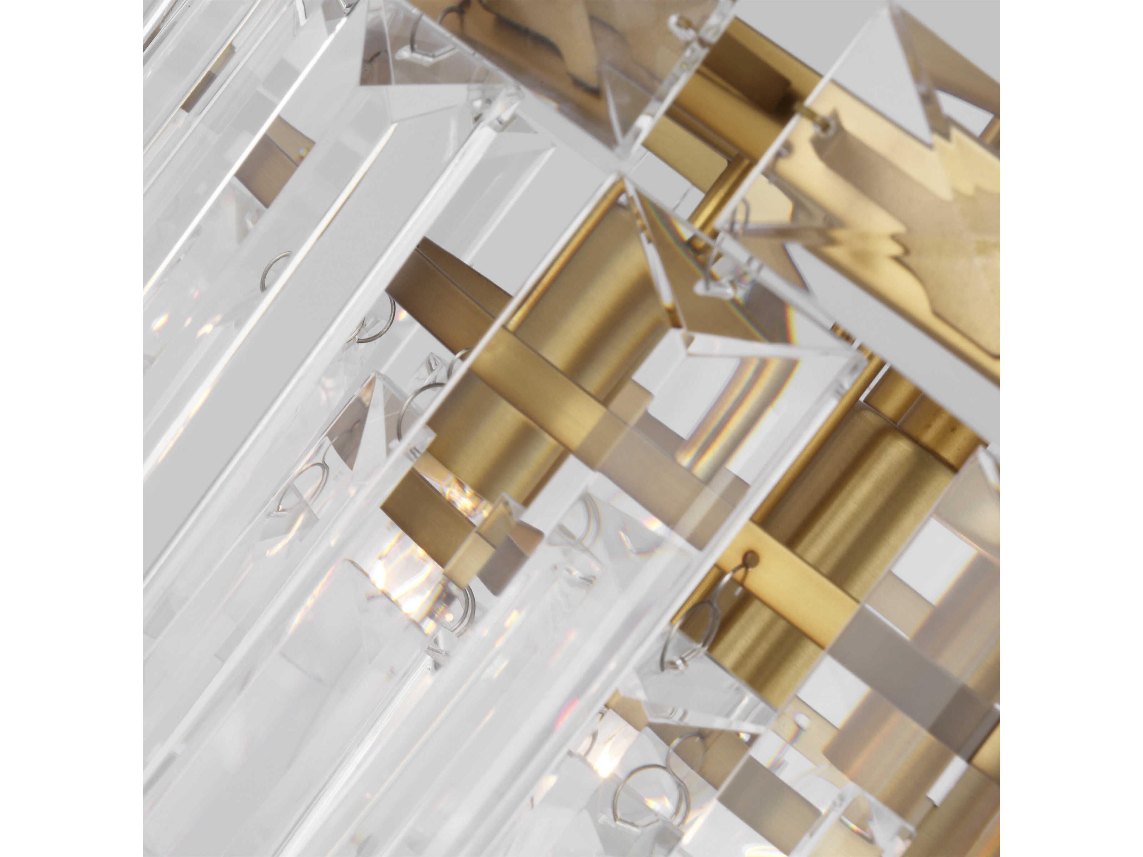 Visual Comfort Studio Arden 4-Light Burnished Brass Tiered Chandelier