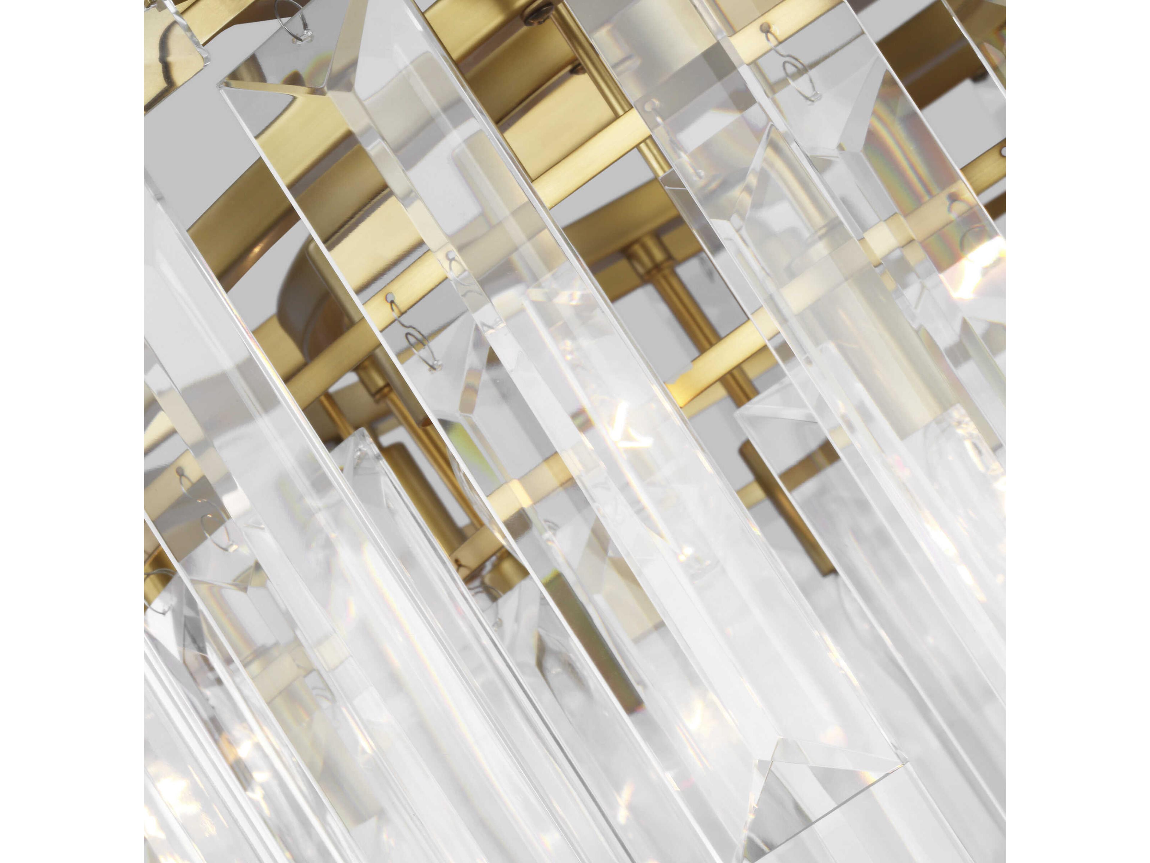 Visual Comfort Studio Arden 16-Light Burnished Brass Tiered Chandelier