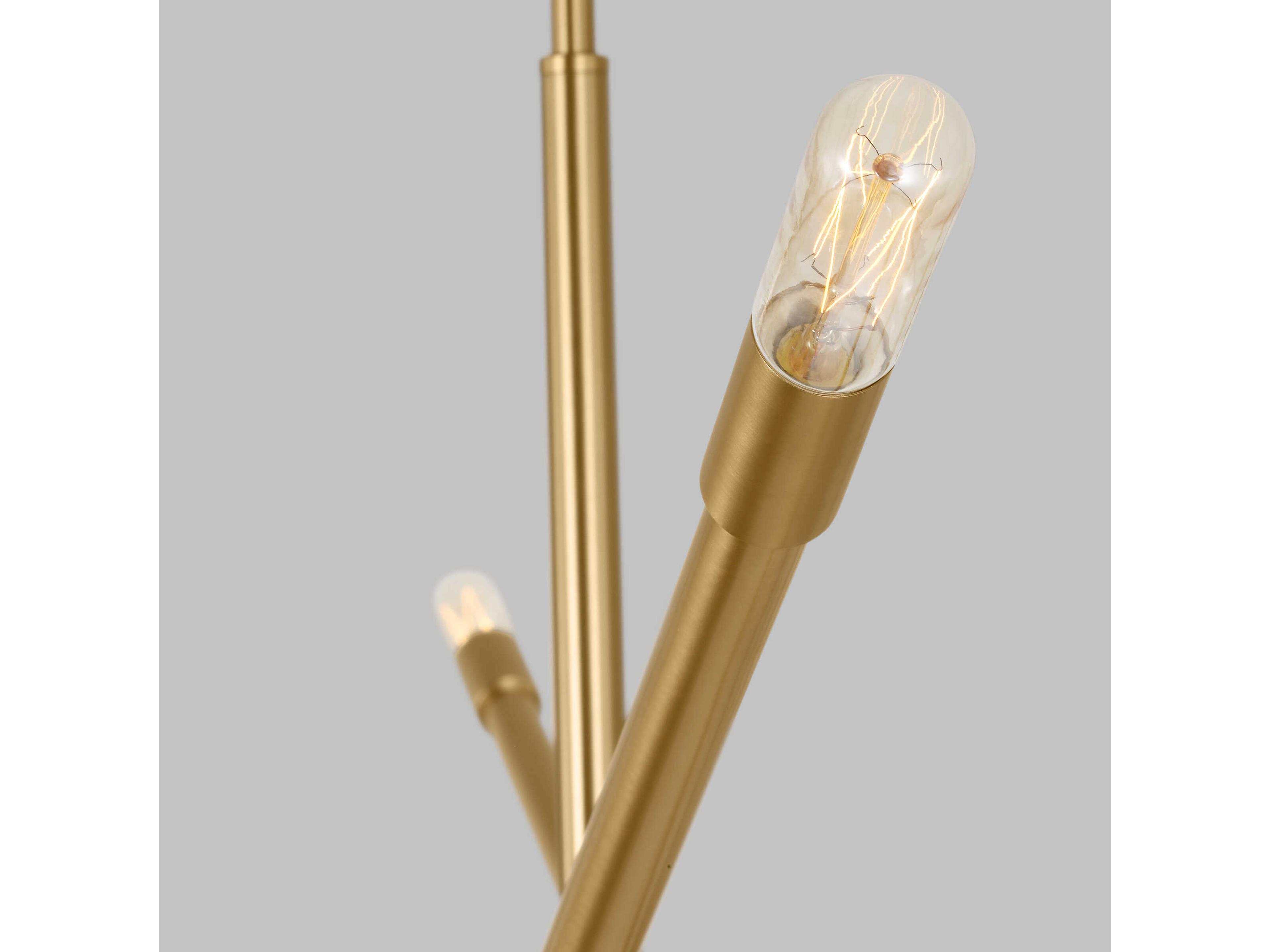 Visual Comfort Studio Eastyn 12-Light Burnished Brass Sputnik Chandelier