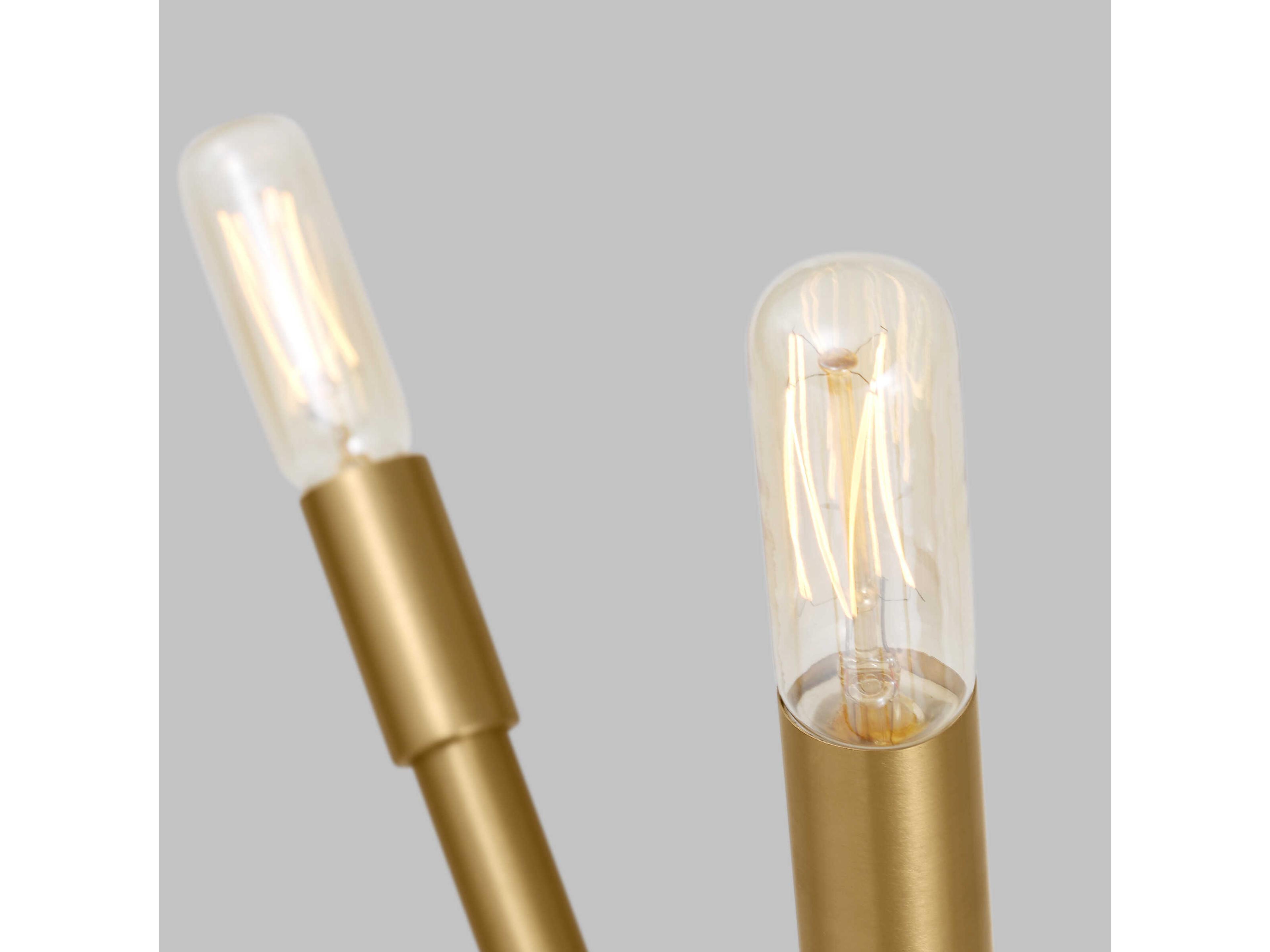 Visual Comfort Studio Eastyn 12-Light Burnished Brass Sputnik Chandelier