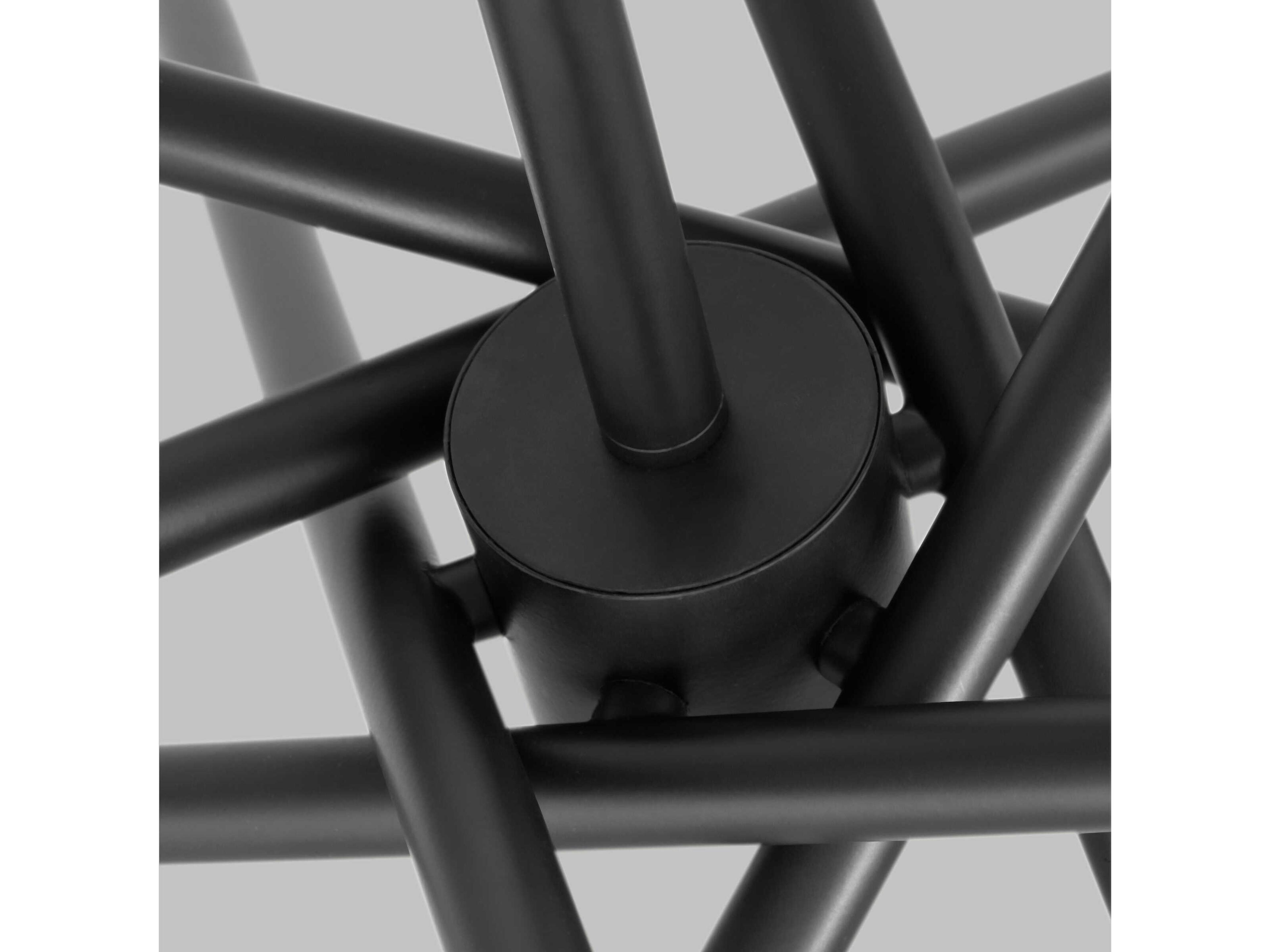 Visual Comfort Studio Eastyn 12-Light Midnight Black Sputnik Chandelier