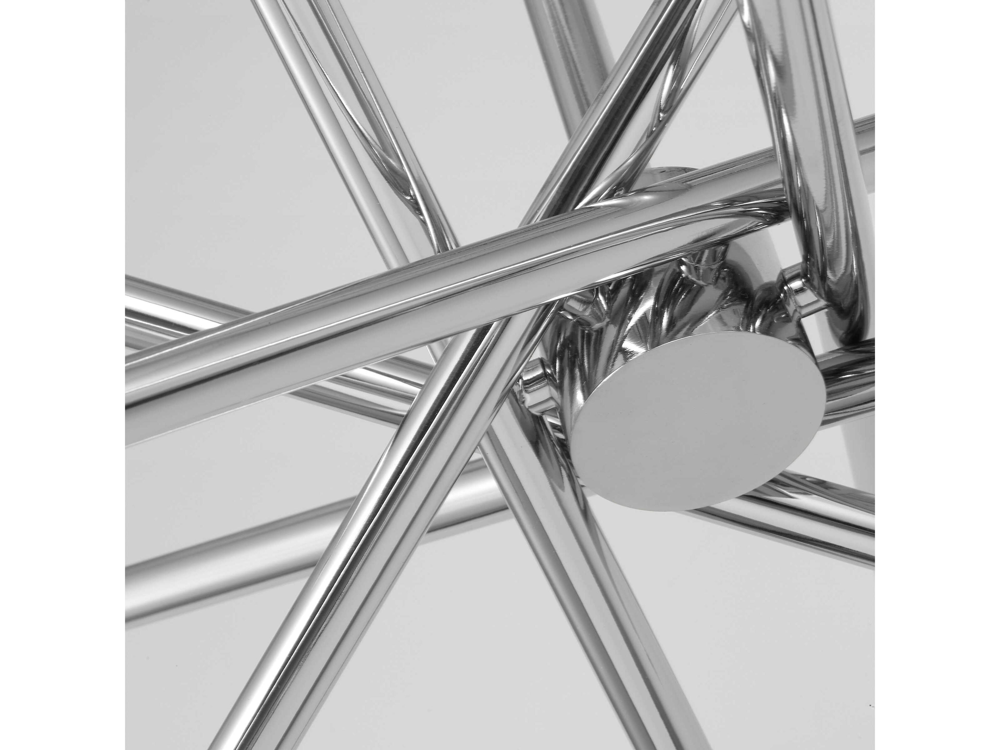 Visual Comfort Studio Eastyn 12-Light Polished Nickel Sputnik Chandelier