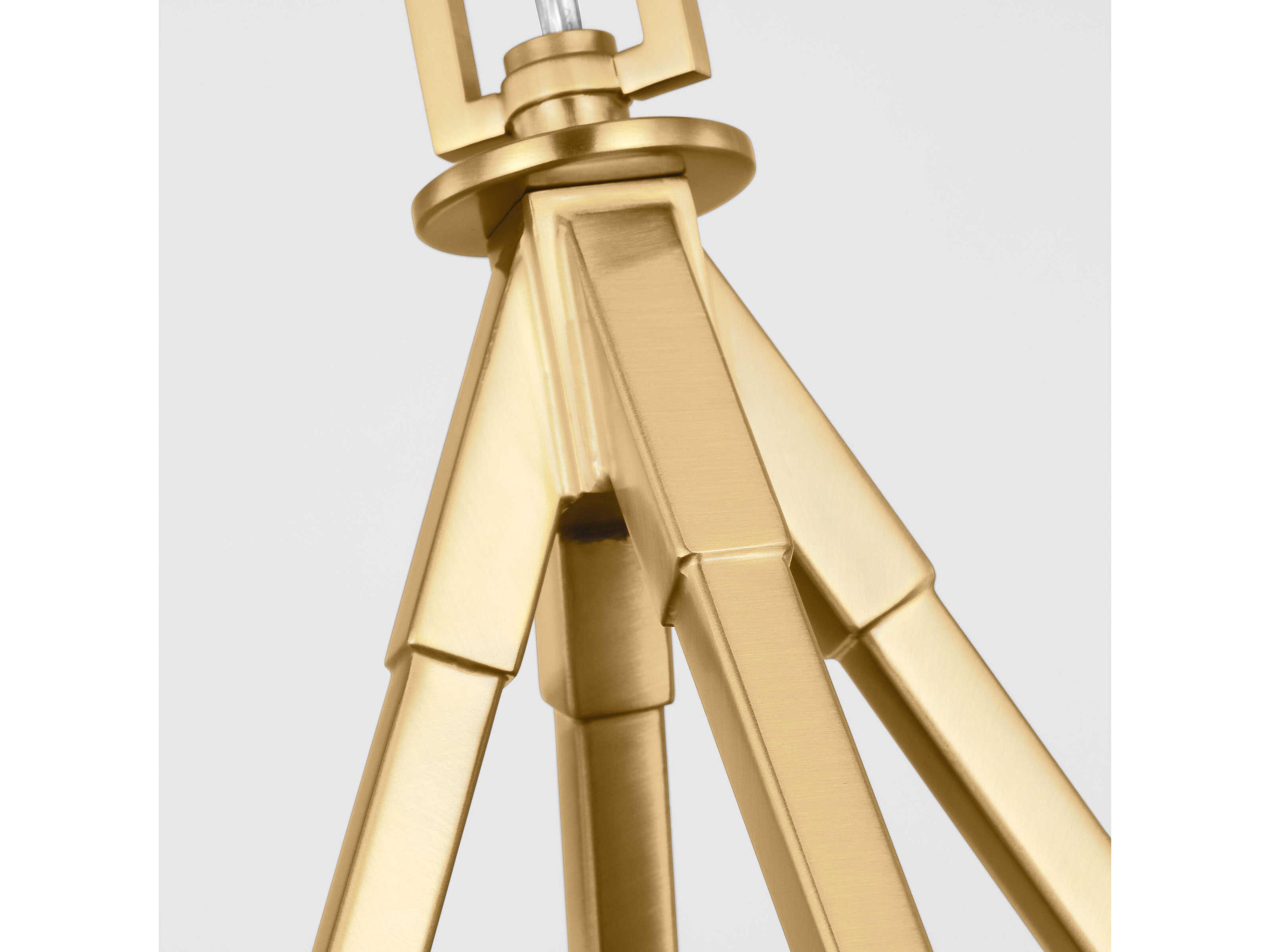 Visual Comfort Studio Perth 4-Light Burnished Brass Chandelier