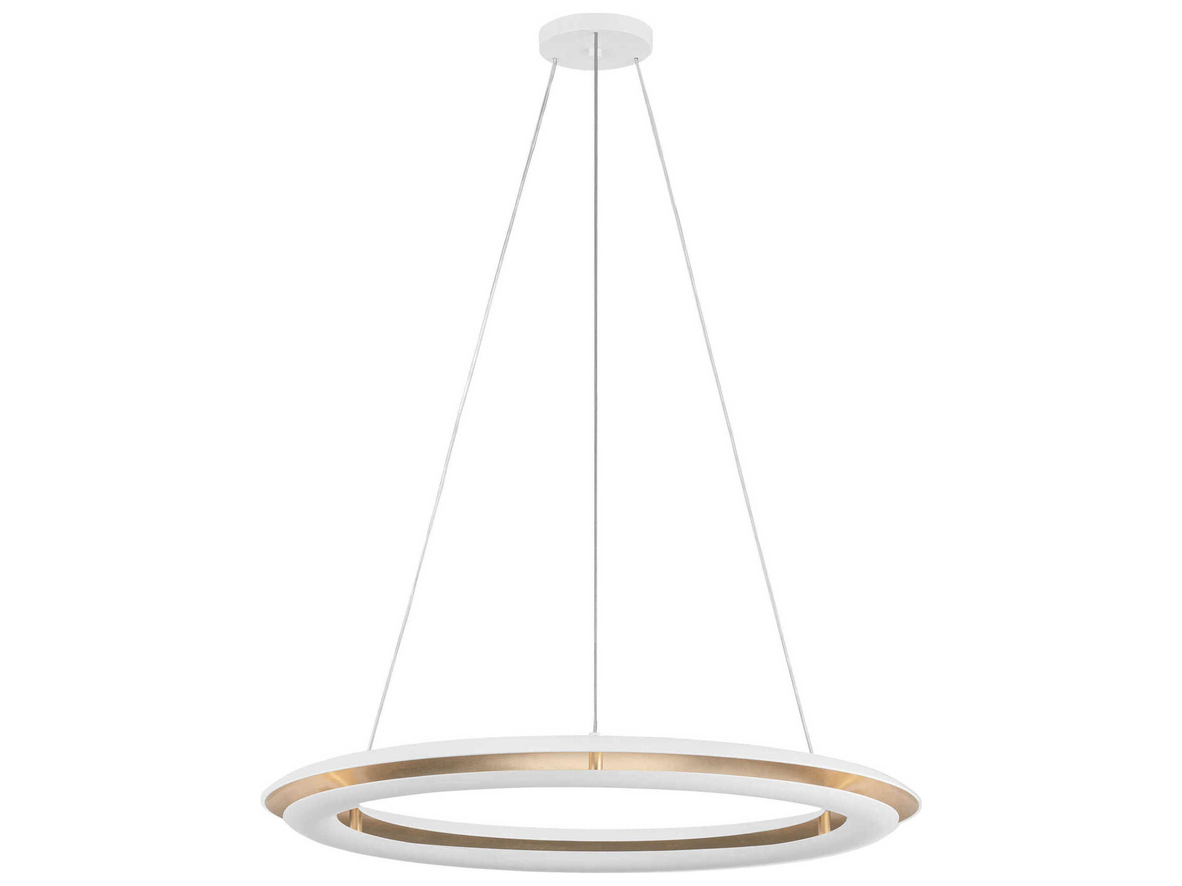 Visual Comfort Studio Cielo 1-Light Matte White Round Pendant