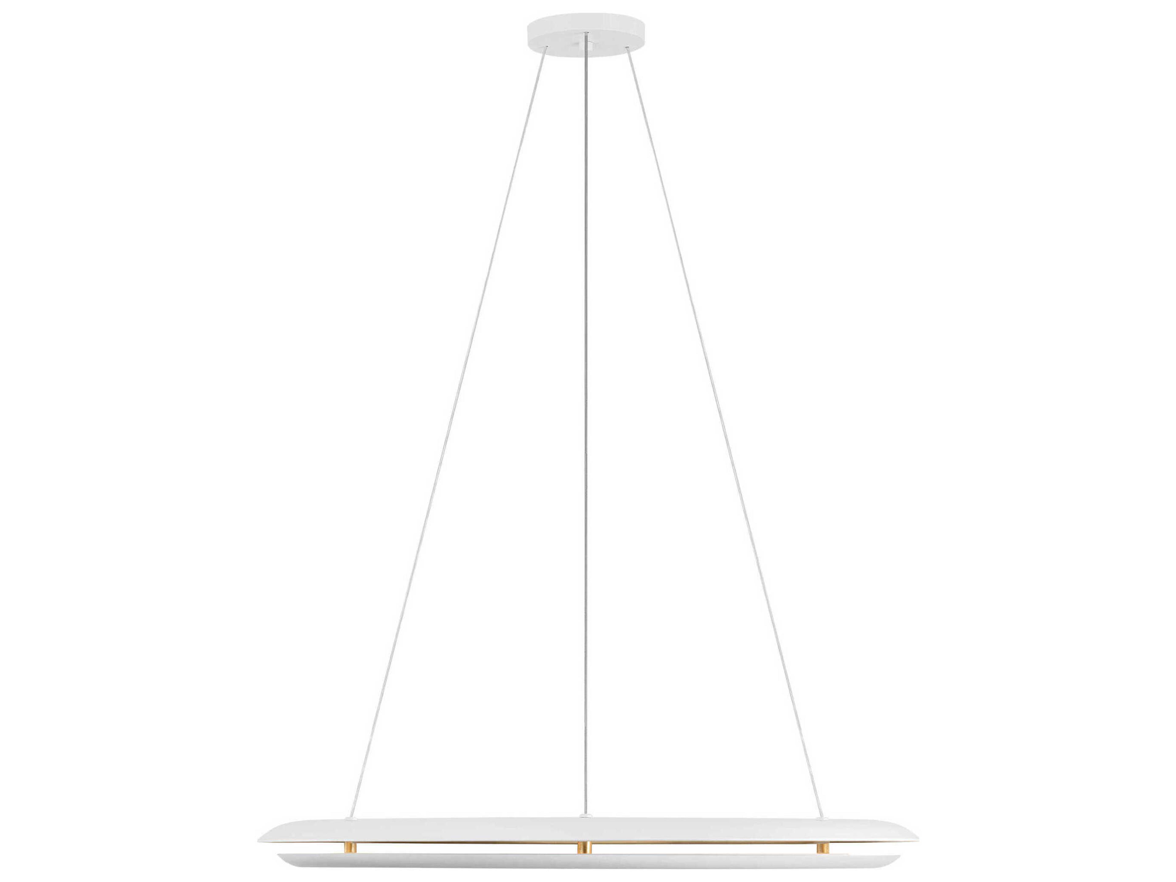 Visual Comfort Studio Cielo 1-Light Matte White Round Pendant