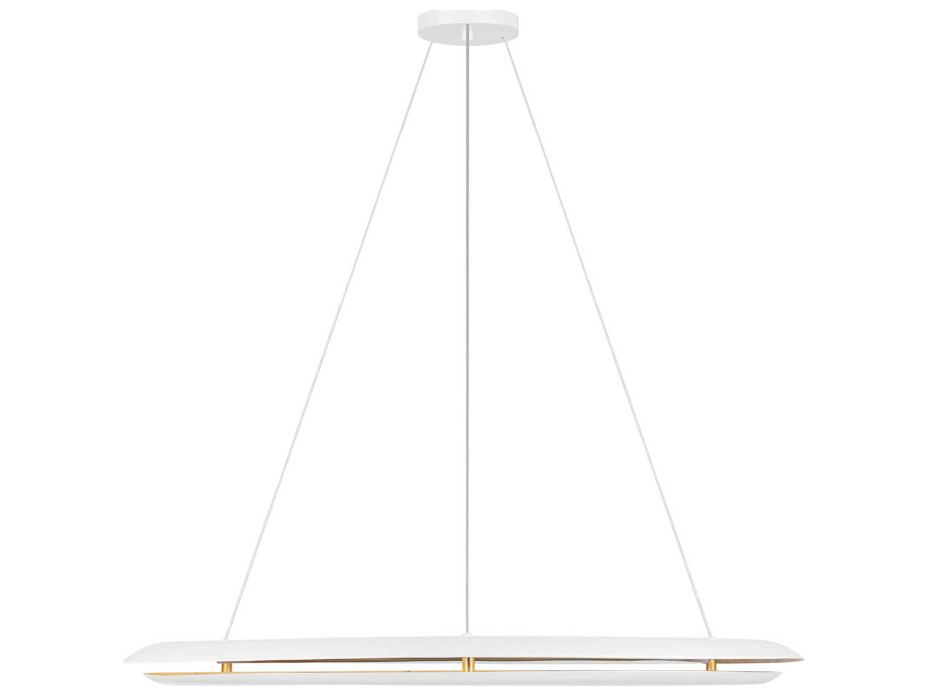 Visual Comfort Studio Cielo 1-Light Matte White Round Pendant