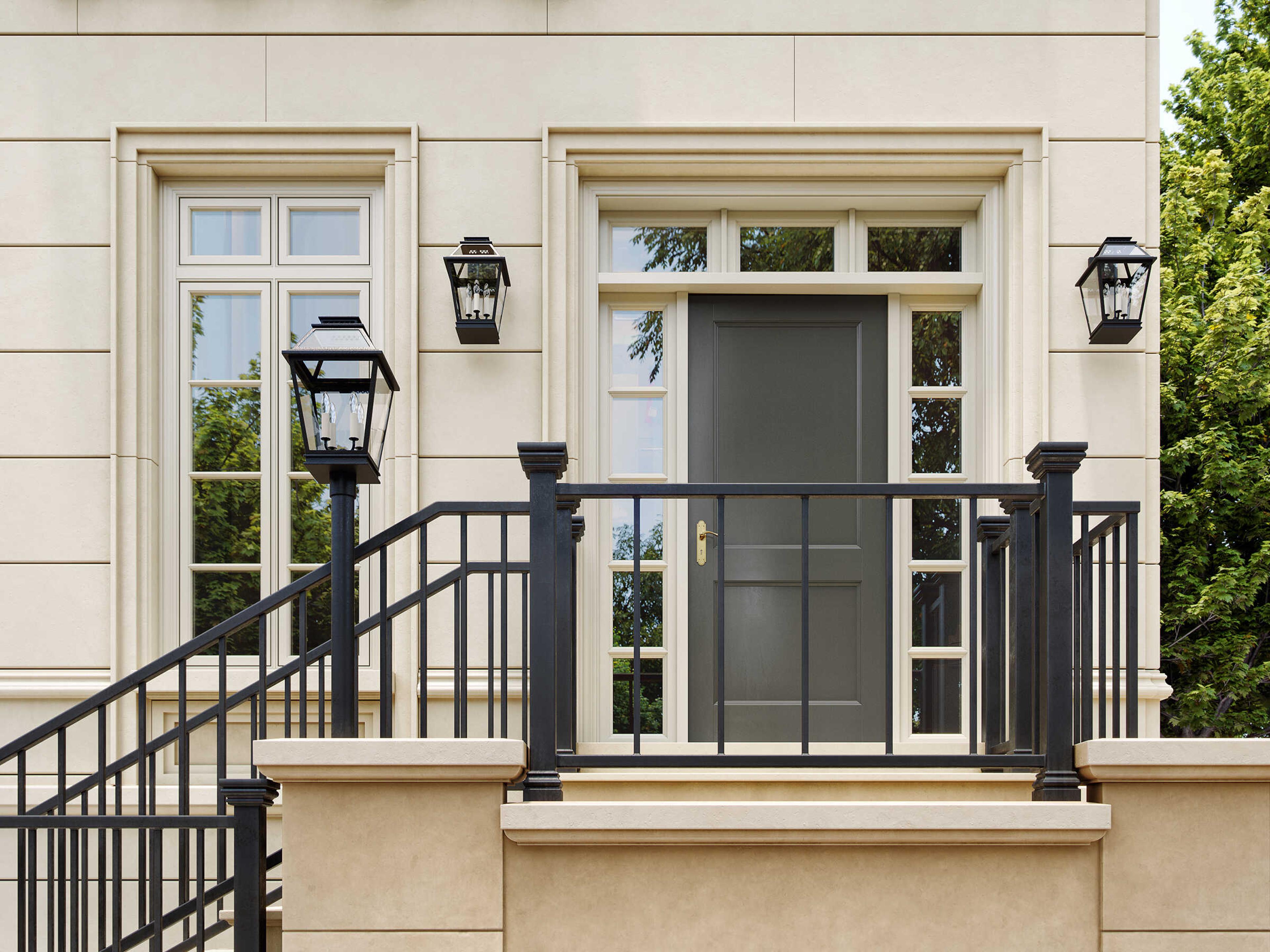 Visual Comfort Studio Falmouth 3-Light Outdoor Wall Light