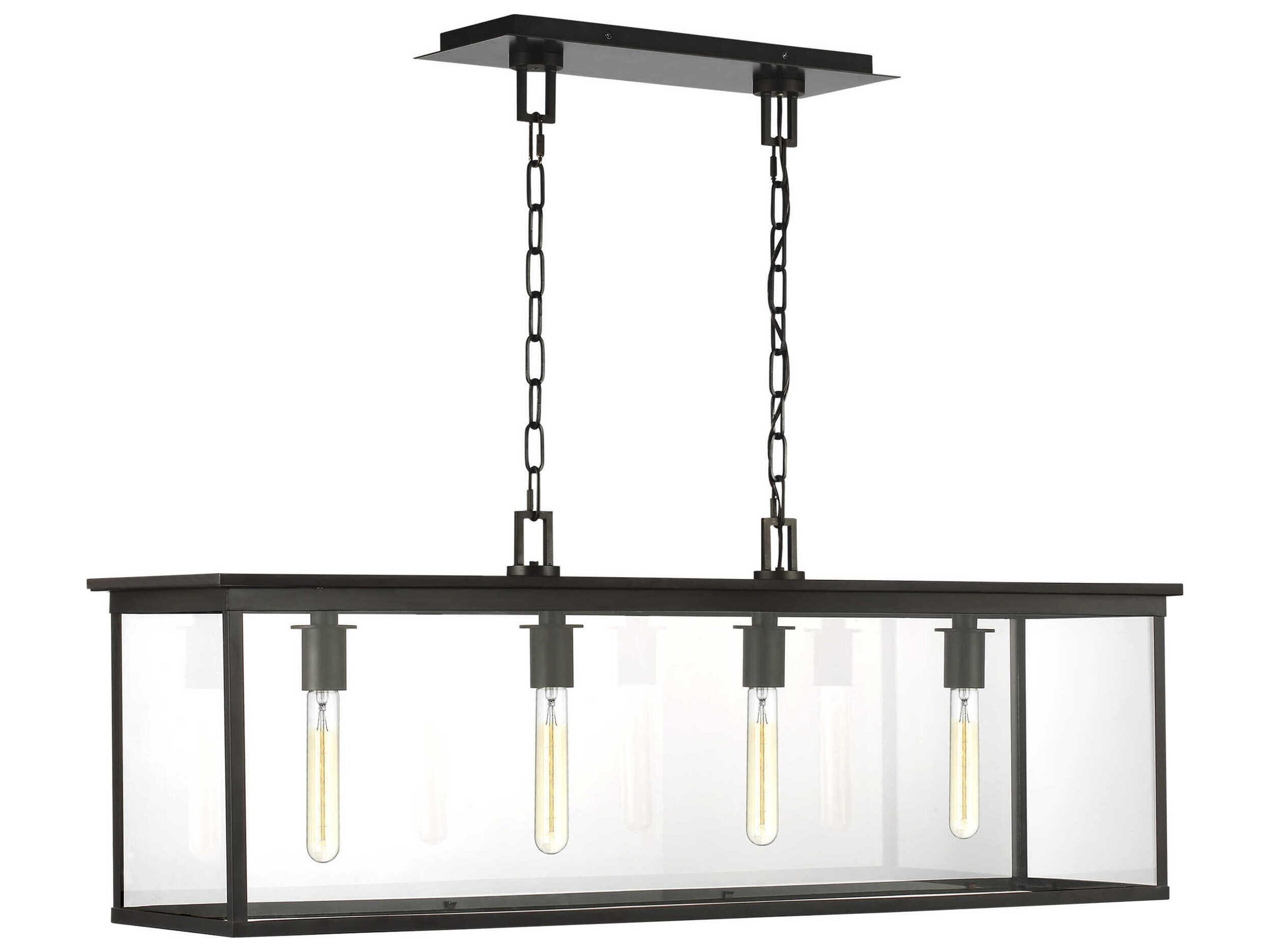 Freeport Outdoor Linear Pendant Heritage Copper 4 Light
