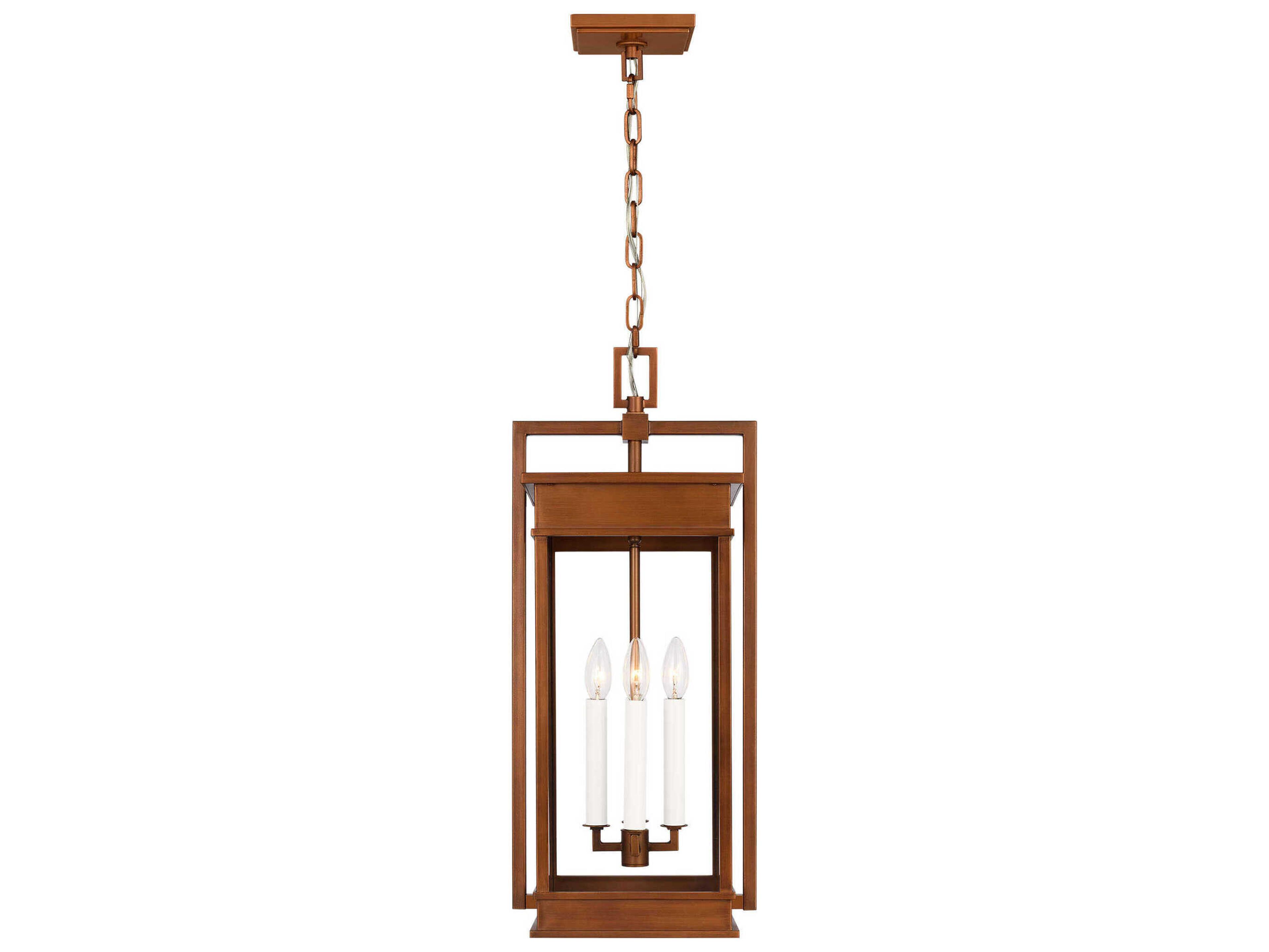 Cupertino Large Outdoor Pendant Light Natural Copper