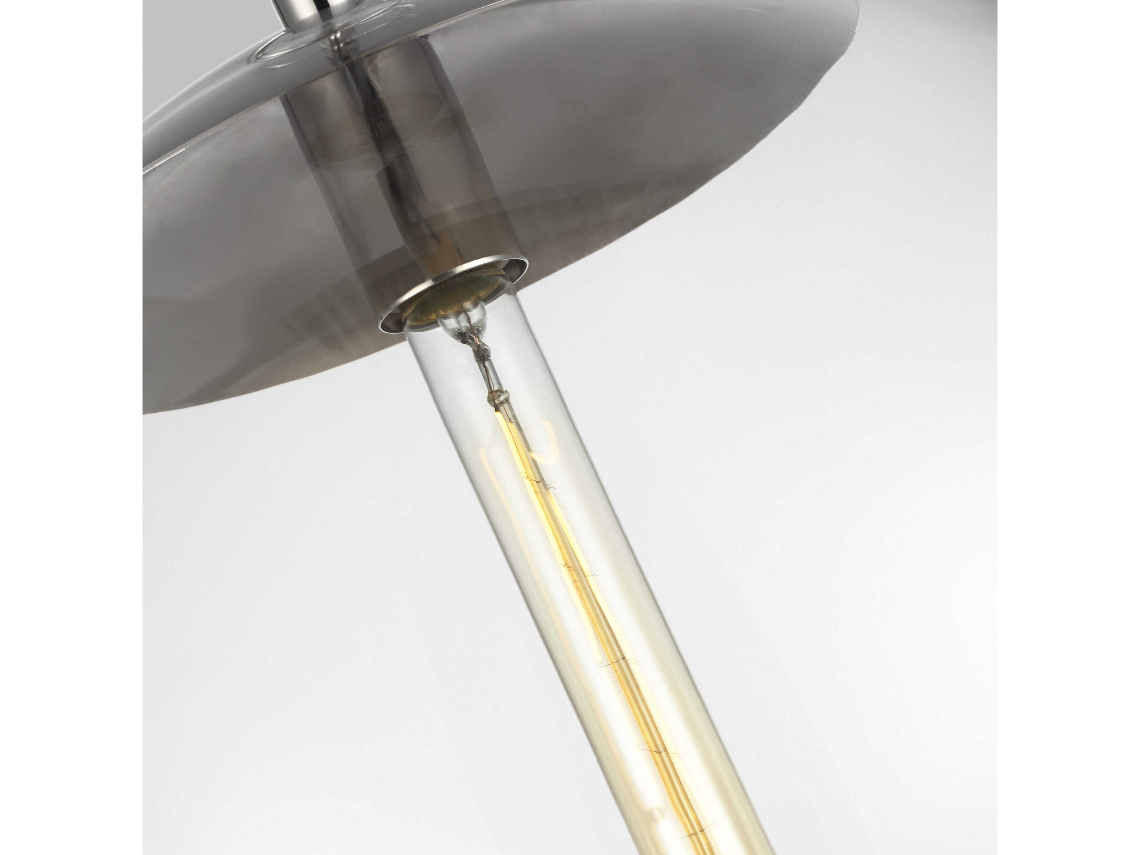 Visual Comfort Studio Atlantic 1-Light Polished Nickel Globe Pendant