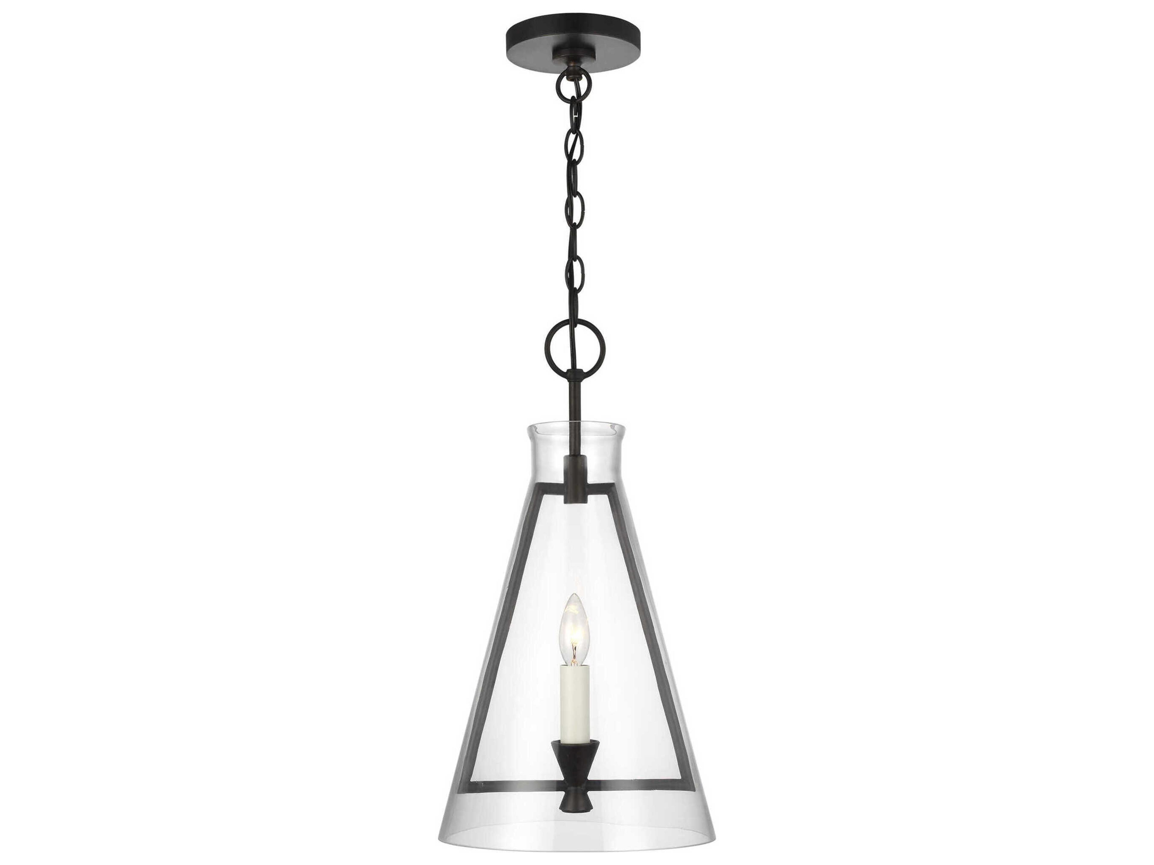 Keystone 1 Light 11 Inch Aged Iron Pendant