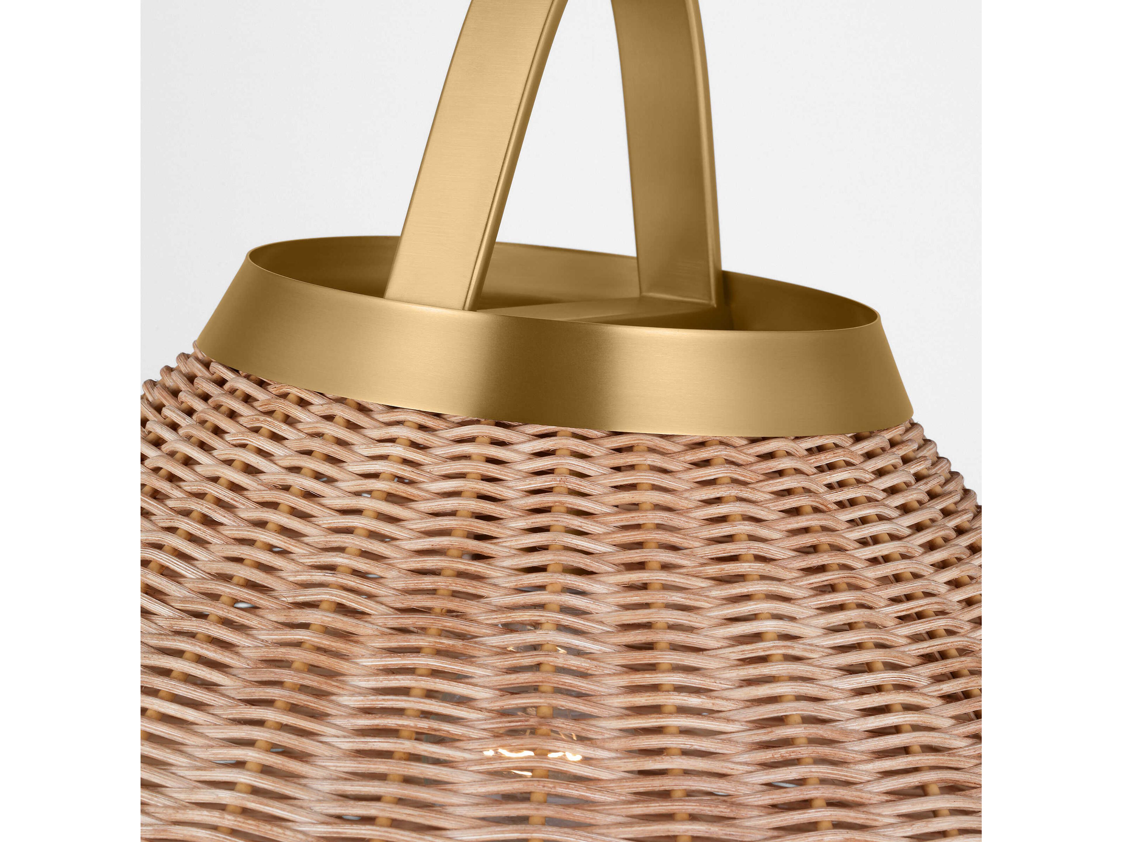 Visual Comfort Studio Whitby 1-Light Burnished Brass Pendant