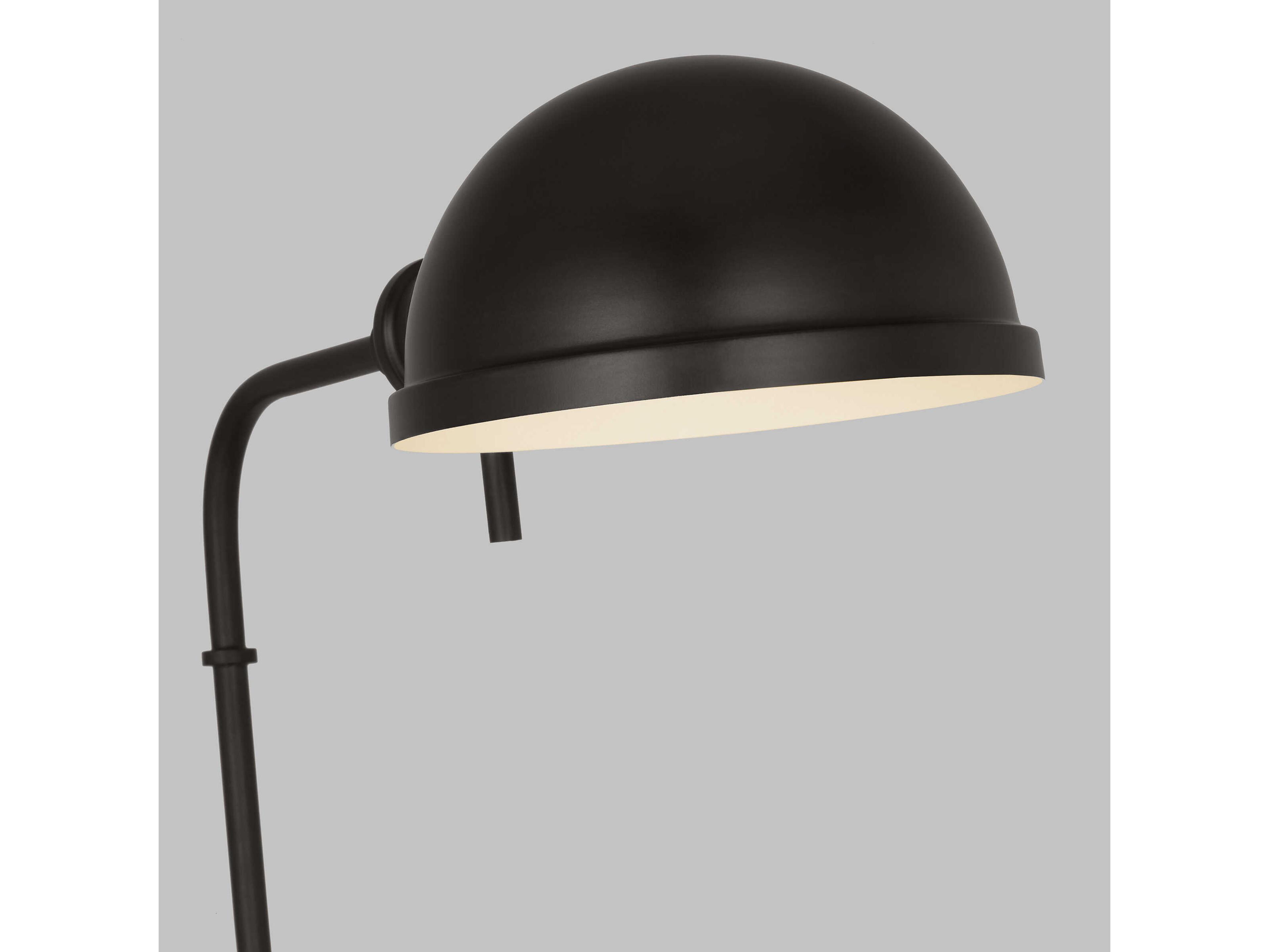 Visual Comfort Studio Belmont Aged Iron Steel Black Floor Lamp