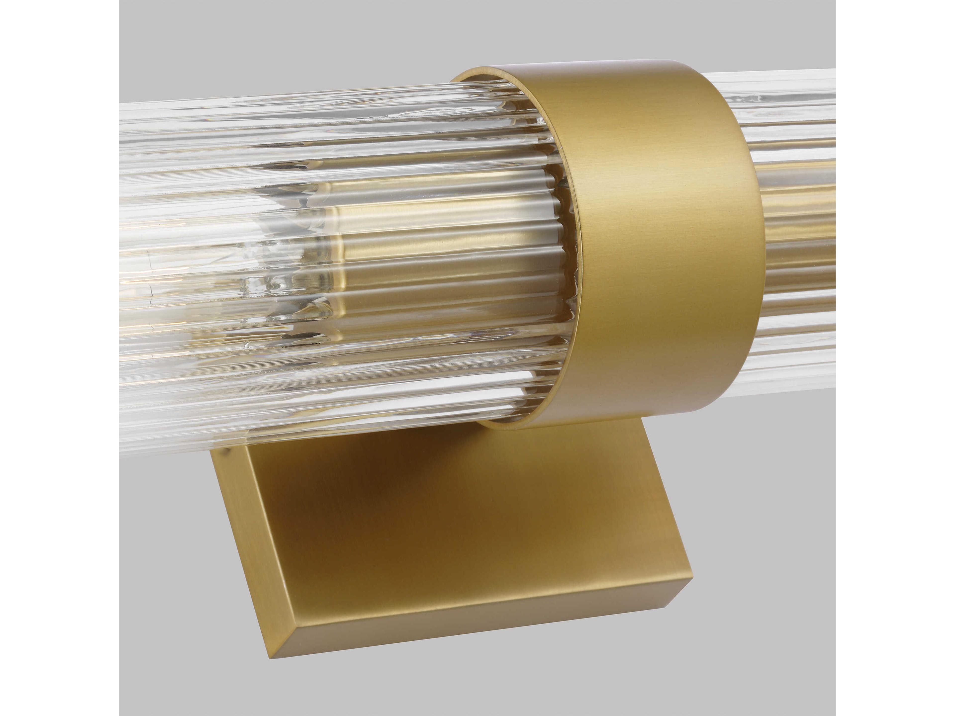 Visual Comfort Studio Geneva 2-Light Burnished Brass Vanity Light