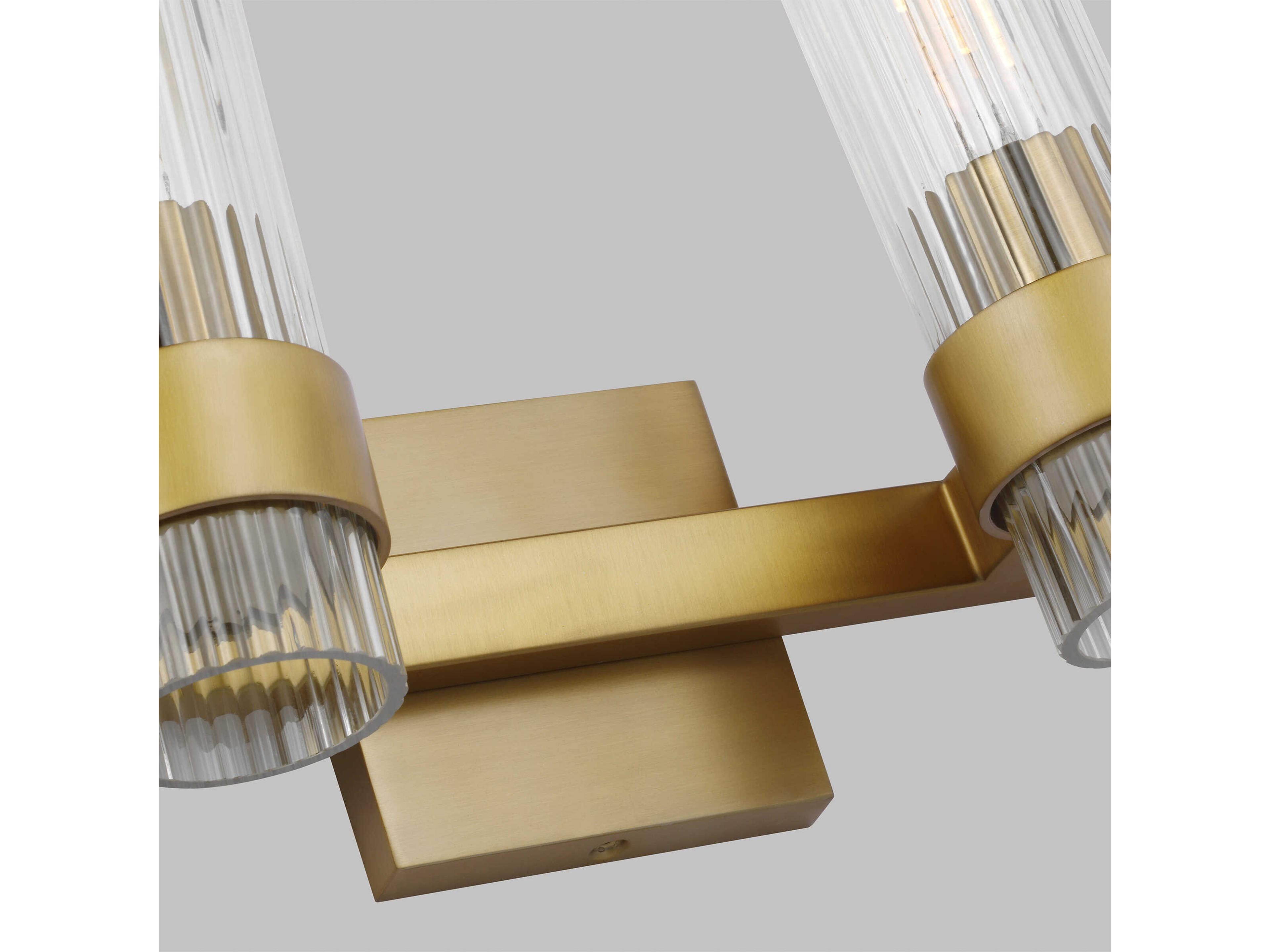 Visual Comfort Studio Geneva 4-Light Burnished Brass Vanity Light