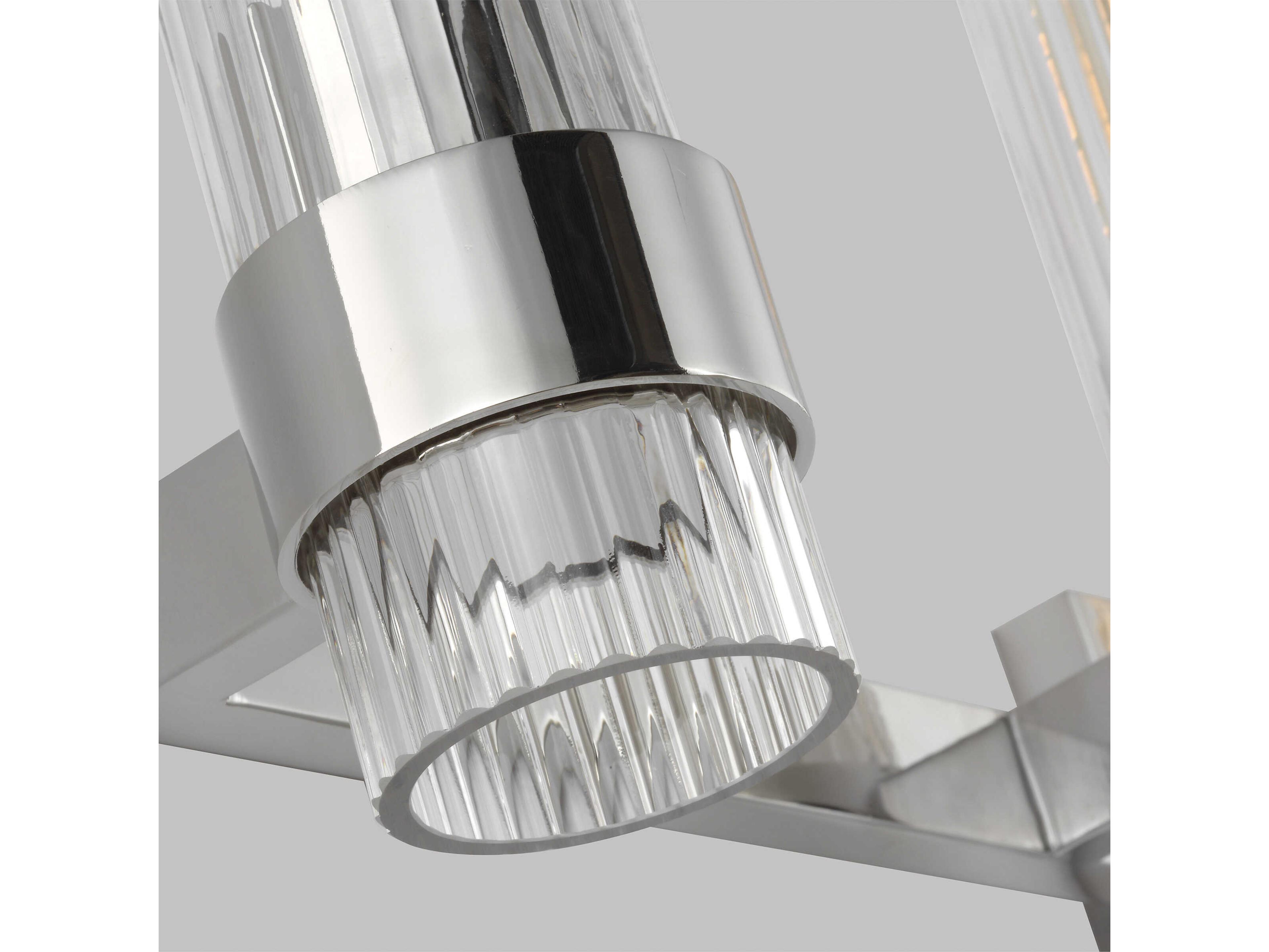 Visual Comfort Studio Geneva 4-Light Polished Nickel Vanity Light