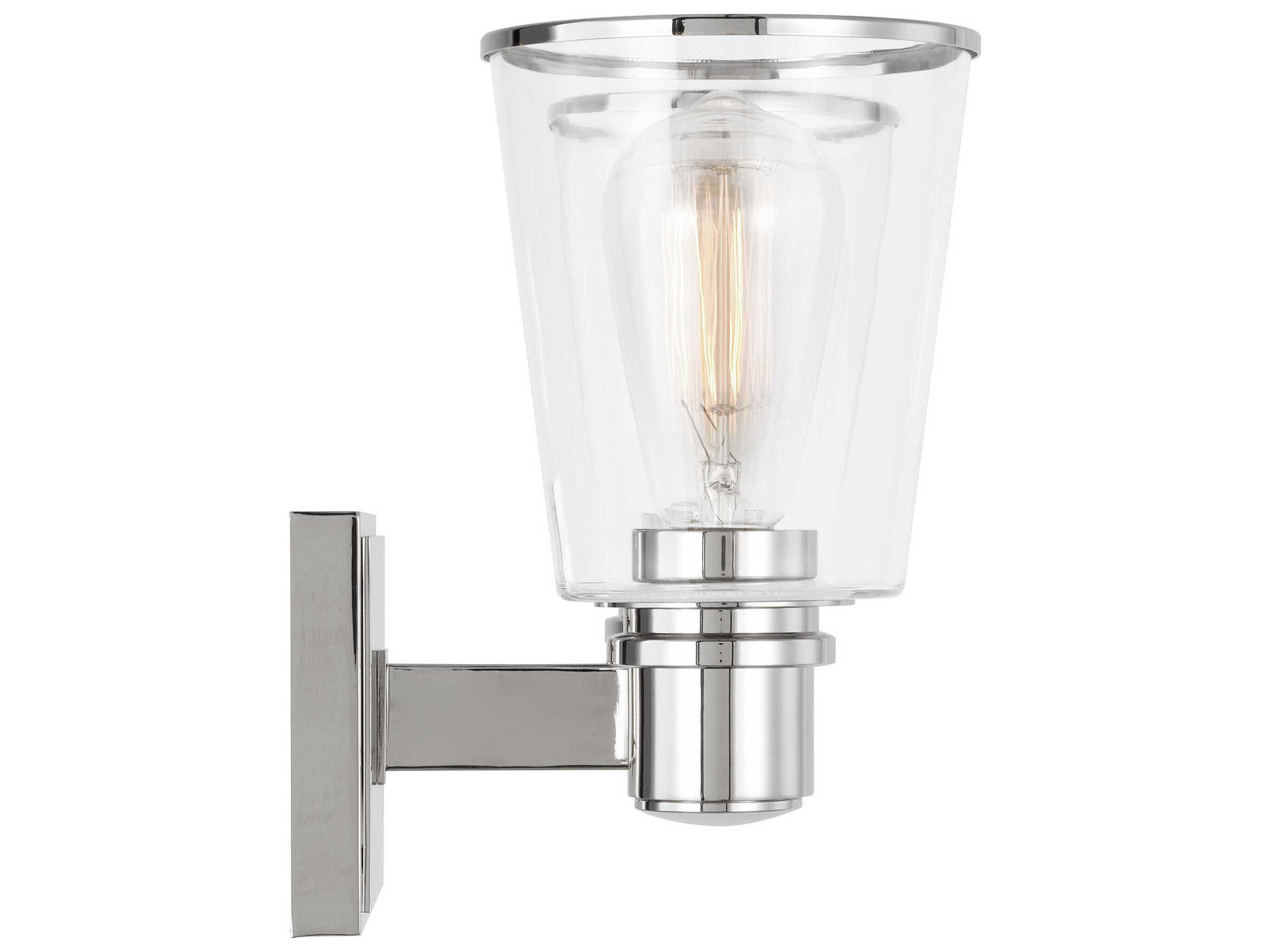 Visual Comfort Studio Alessa 2-Light Polished Nickel Vanity Light