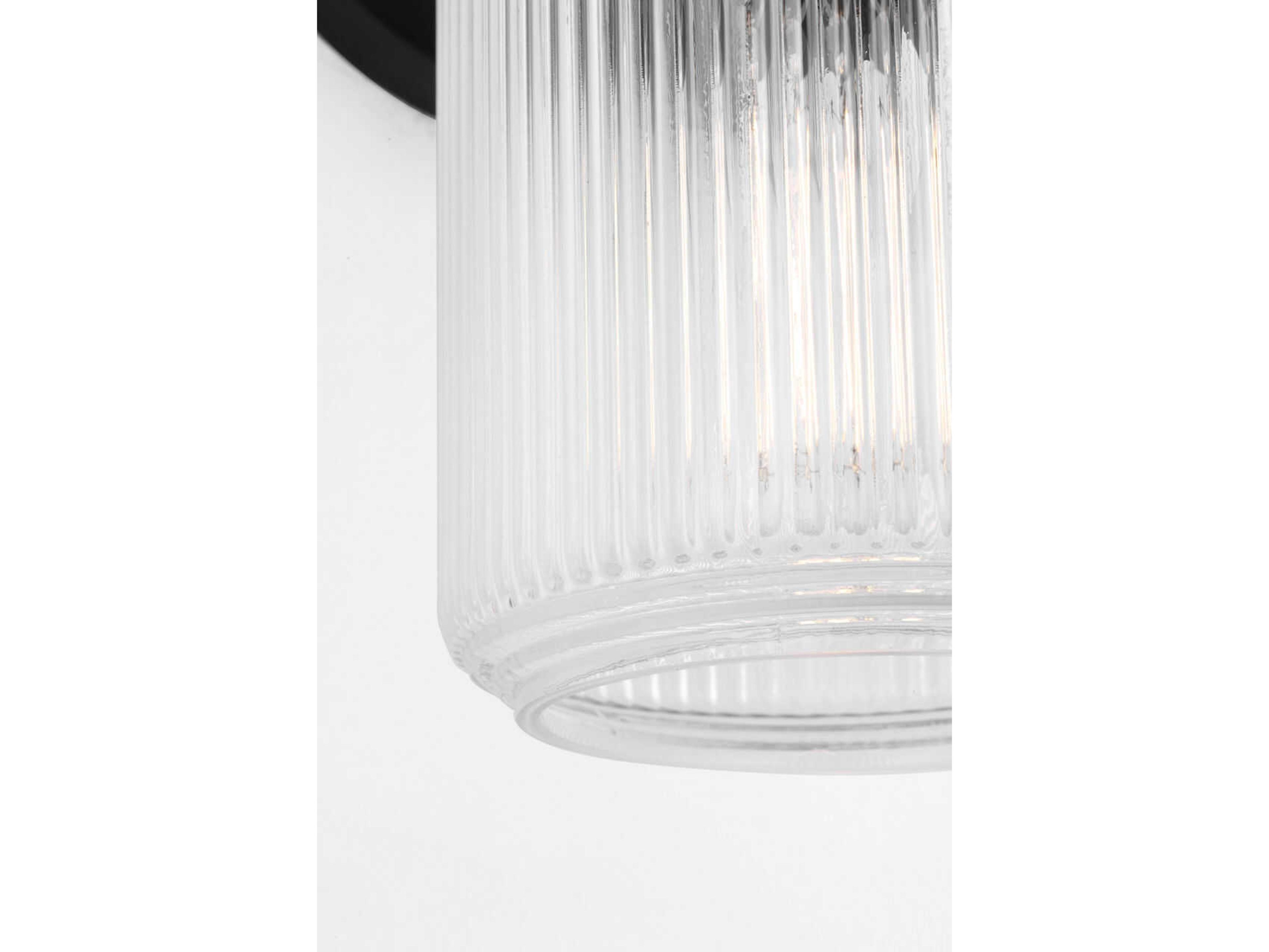 Visual Comfort Studio Barstow 1-Light Aged Iron Black Wall Sconce