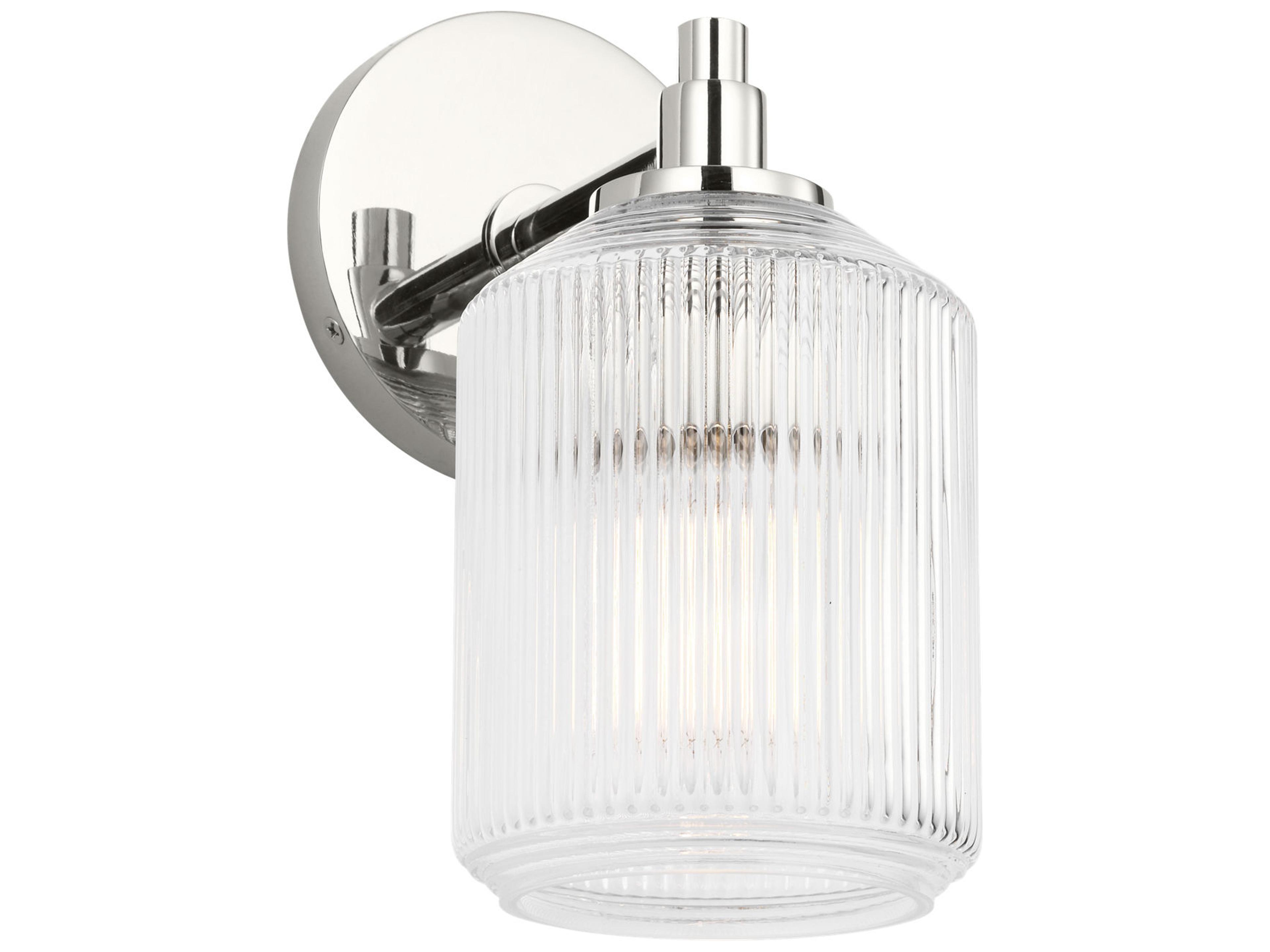 Barstow 1-Light Polished Nickel Wall Sconce