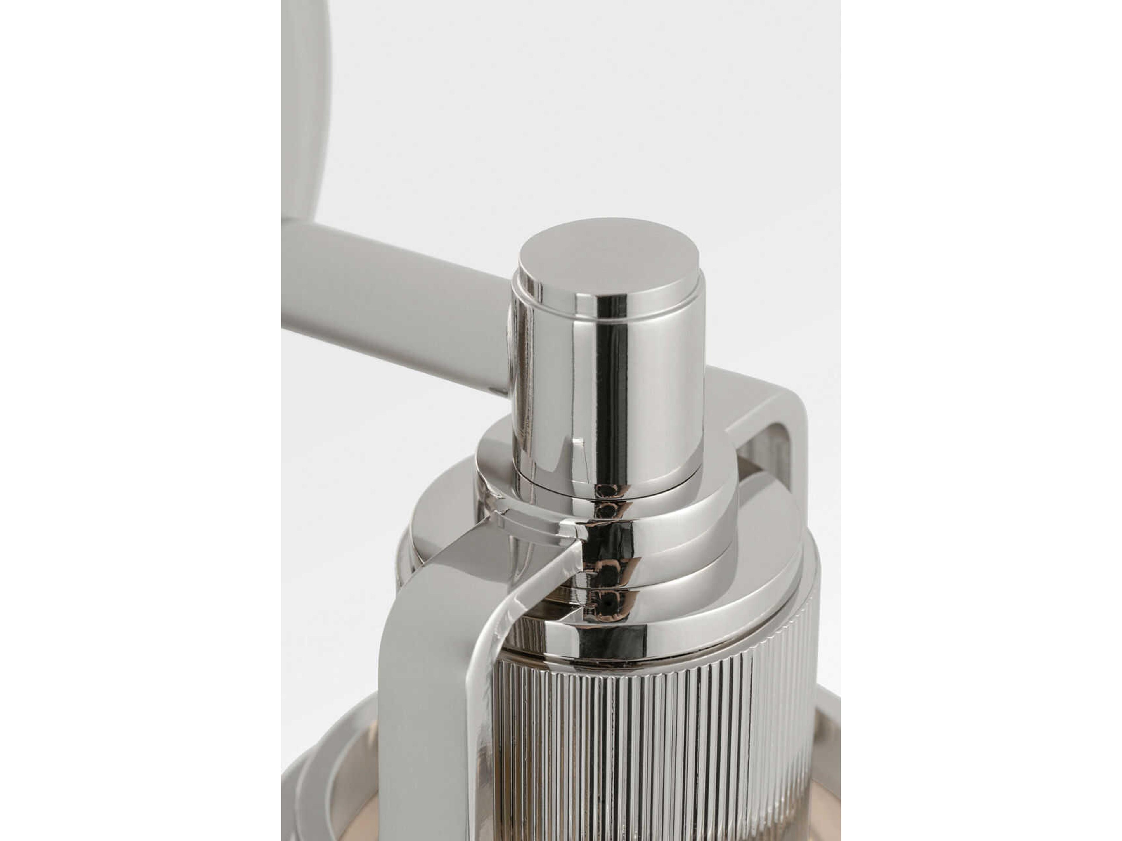 Visual Comfort Studio Ashford 1-Light Polished Nickel Wall Sconce