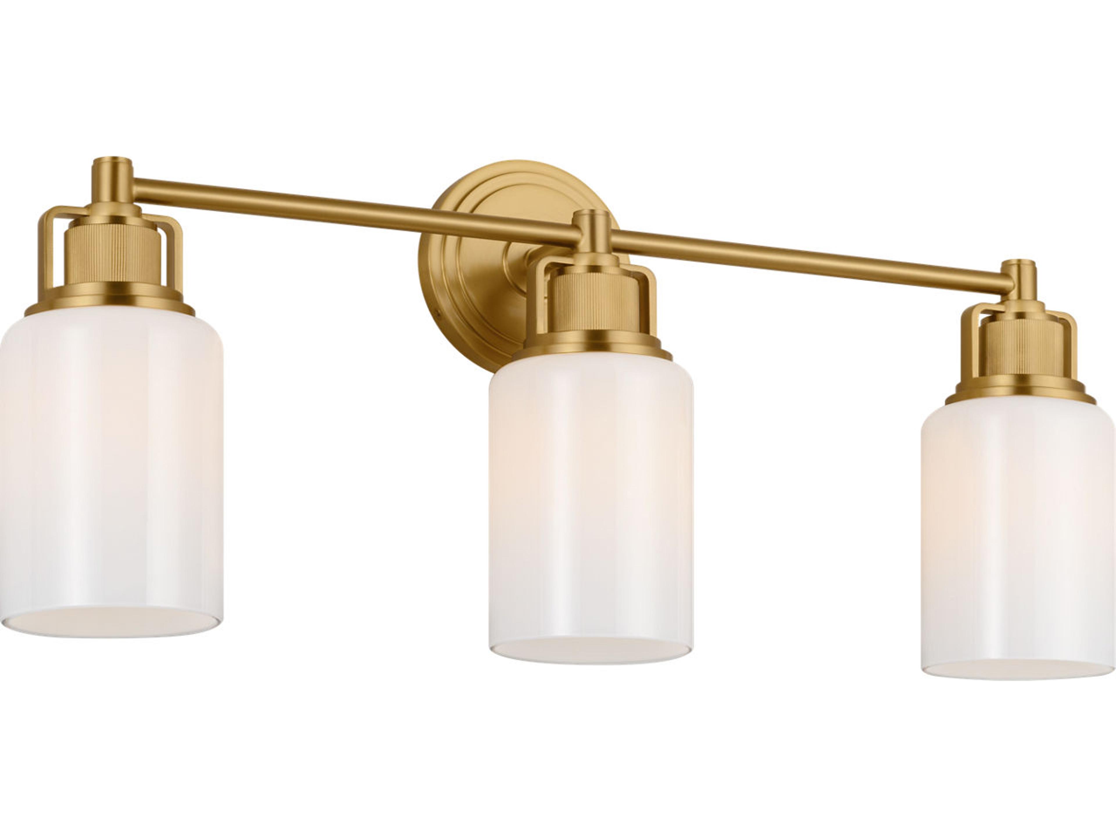 Ashford 3-Light Burnished Brass Vanity Light