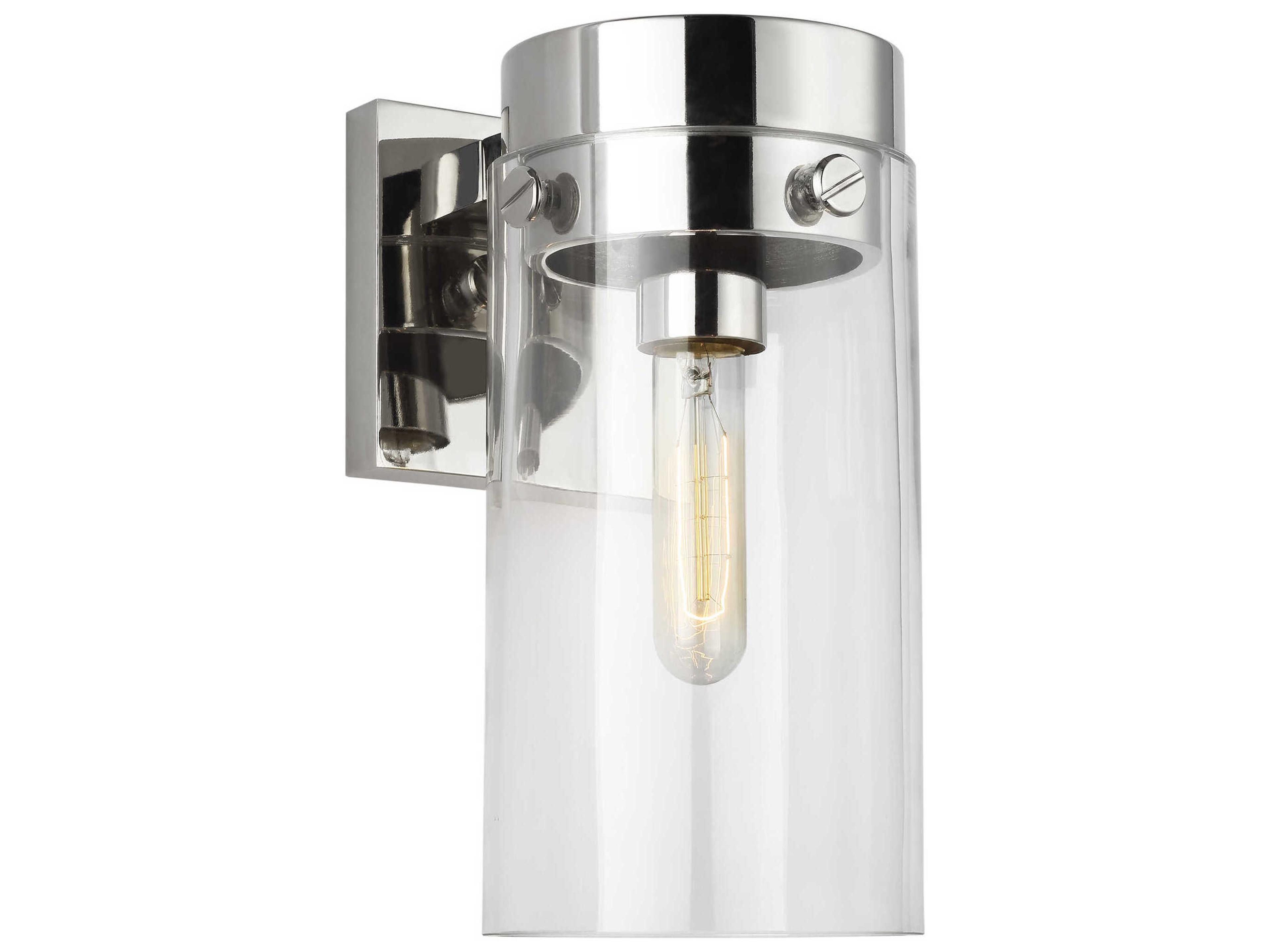 Garrett 1-Light Polished Nickel Wall Sconce