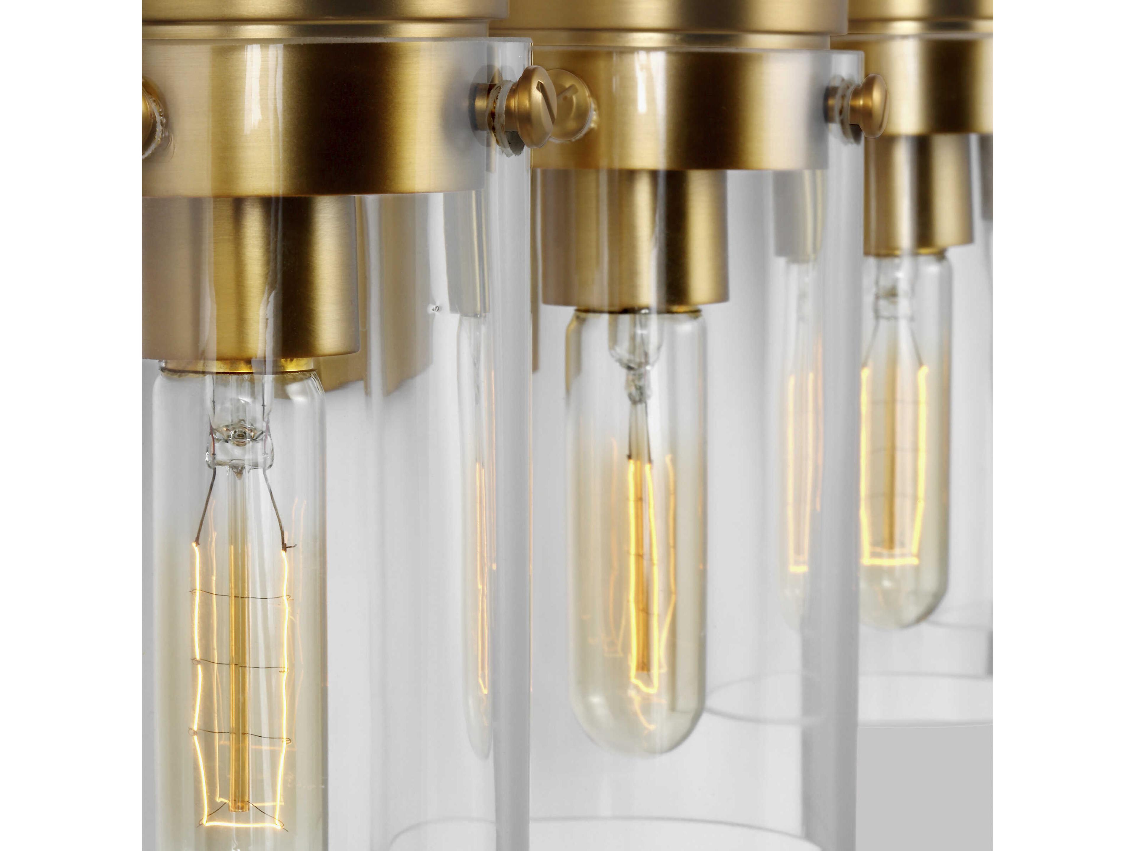 Visual Comfort Studio Garrett 4-Light Burnished Brass Vanity Light