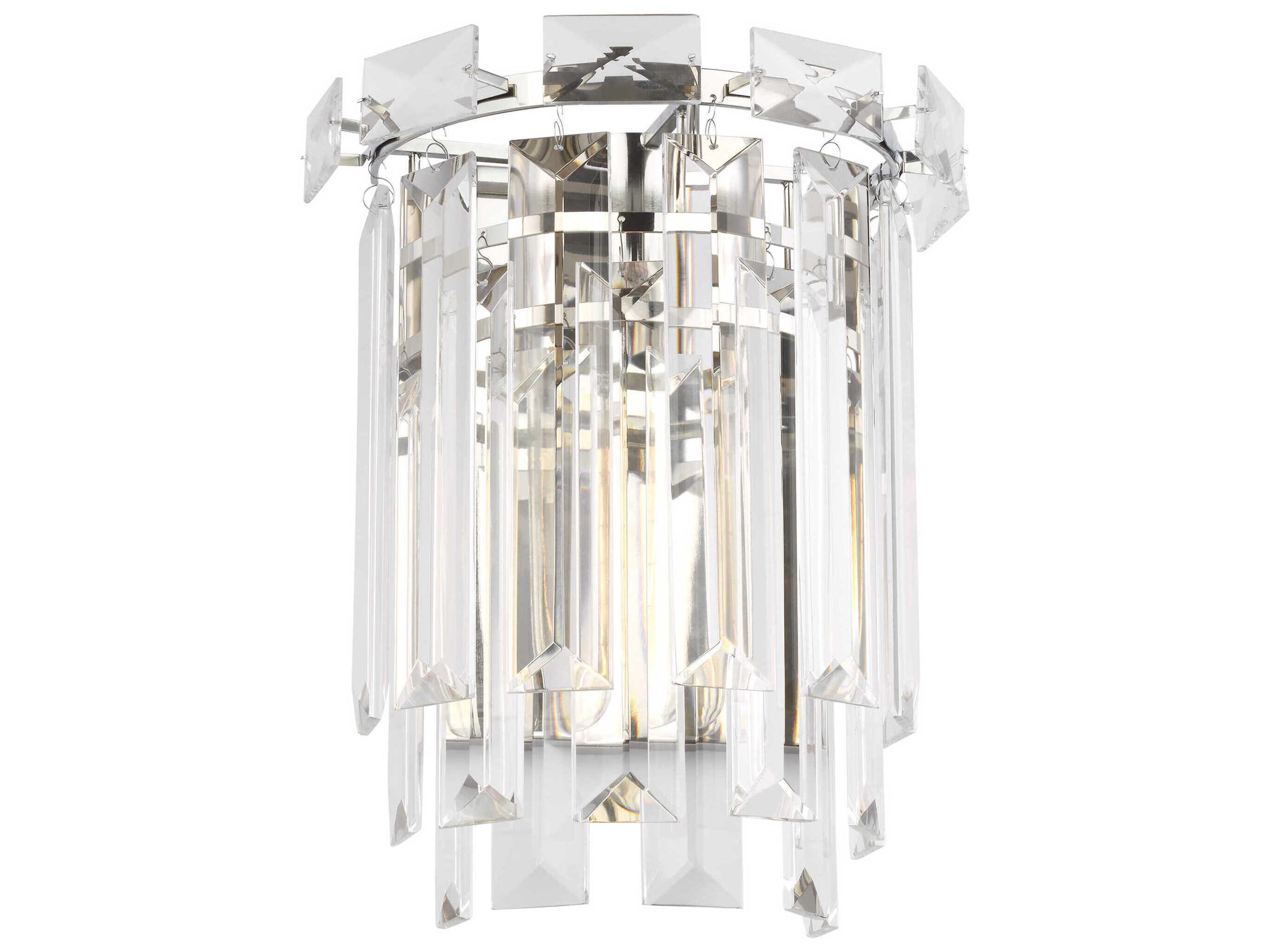 Visual Comfort Studio Arden 1-Light Polished Nickel Wall Sconce