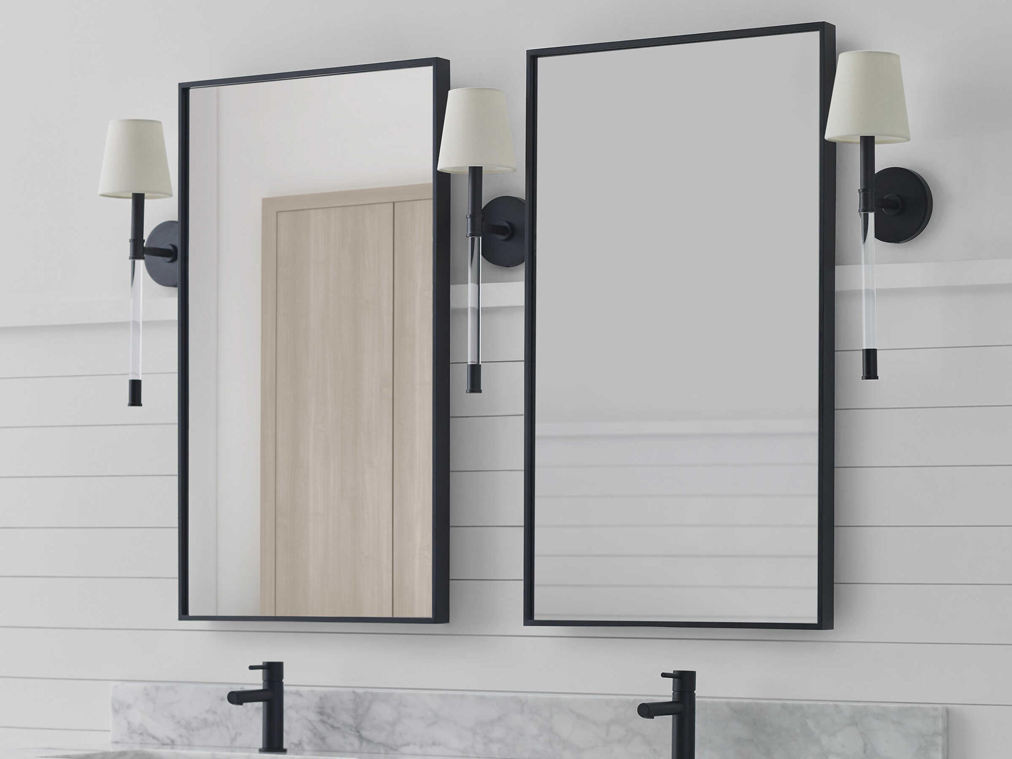 Visual Comfort Studio Hanover 1-Light Aged Iron Black Wall Sconce