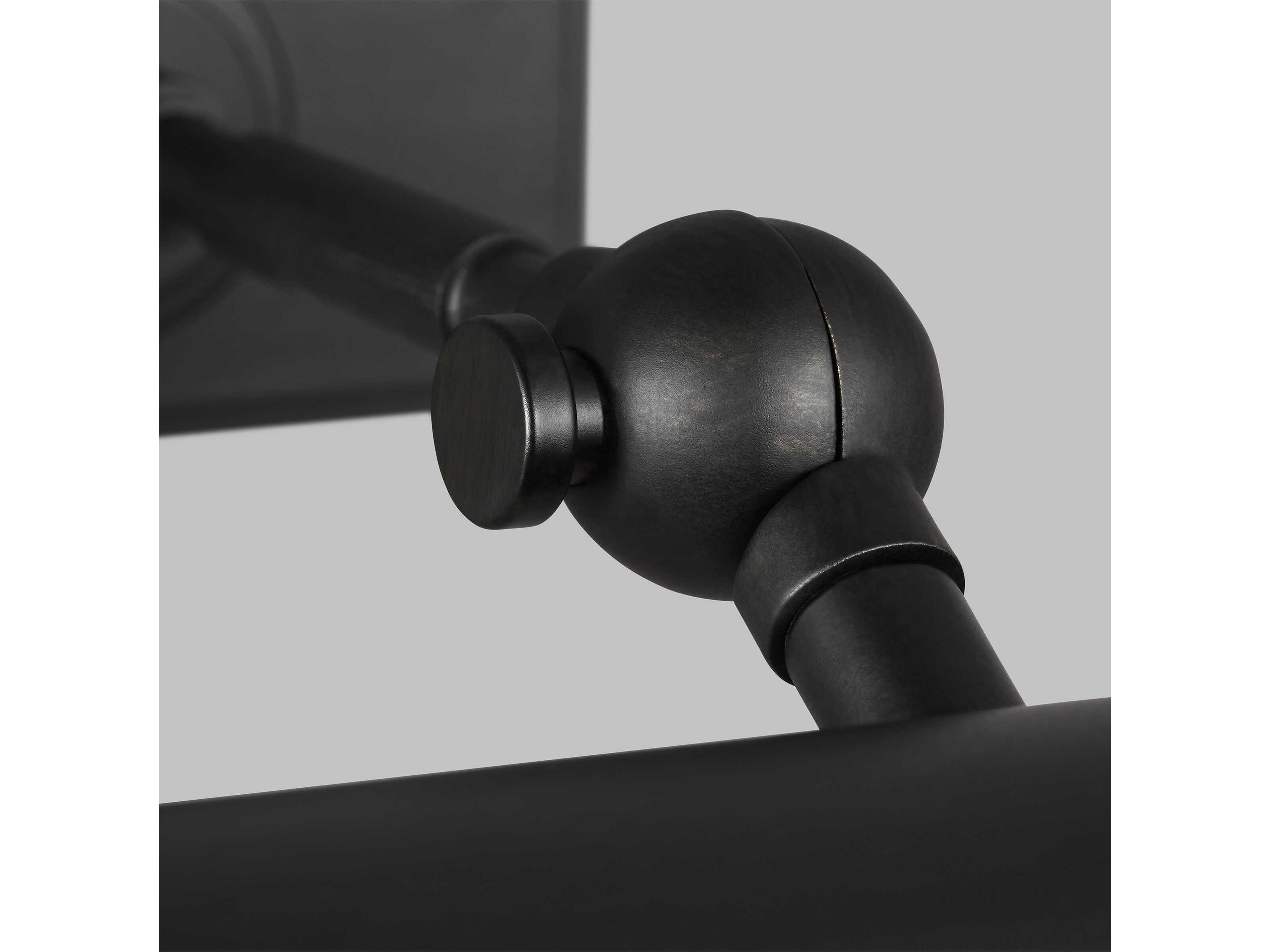 Visual Comfort Studio Kenyon 1-Light Aged Iron Black Picture Light